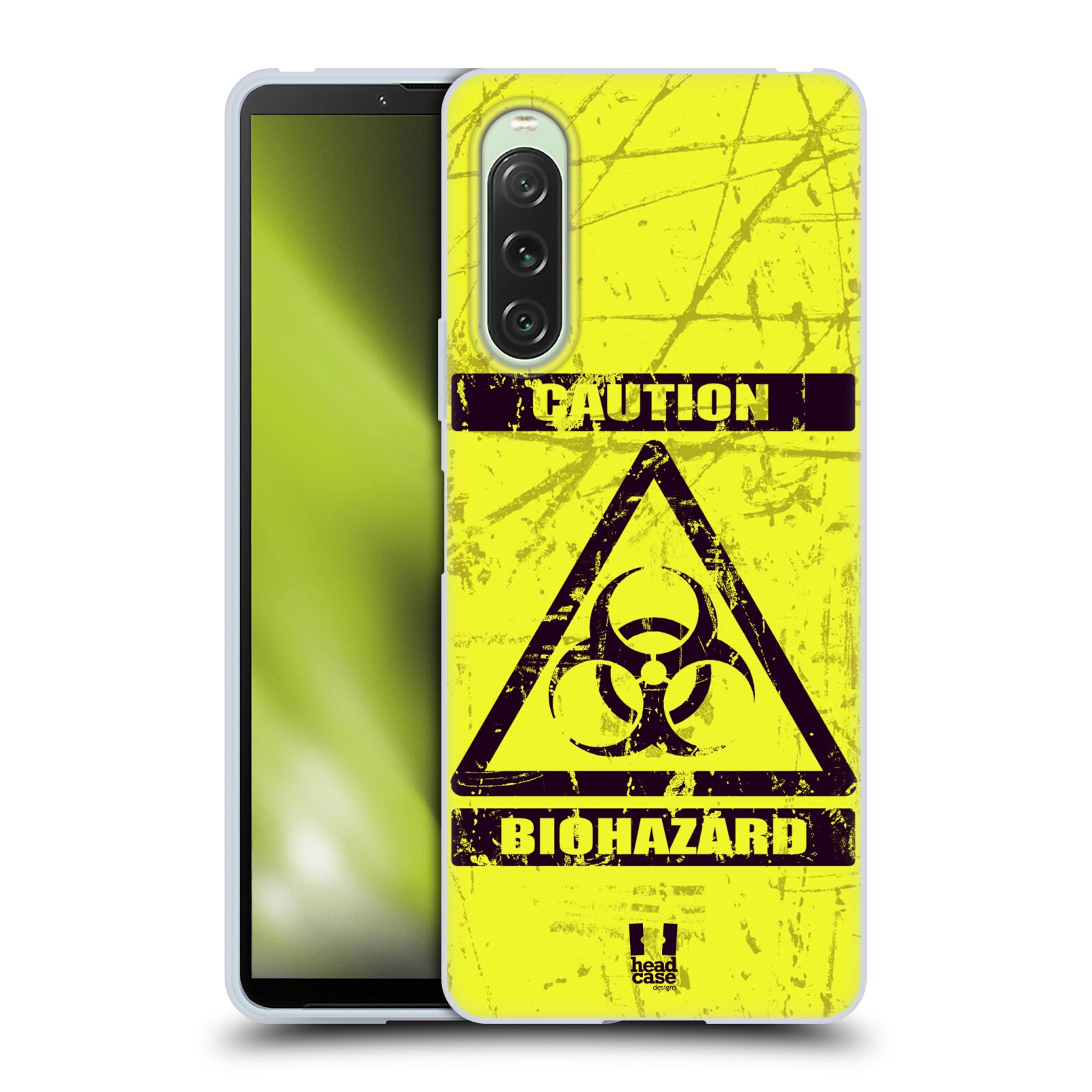 Silikonové pouzdro - Sony Xperia 10 V - Head Case - BIOHAZARD (Silikonový kryt, obal, pouzdro na mobilní telefon Sony Xperia 10 V s motivem BIOHAZARD)