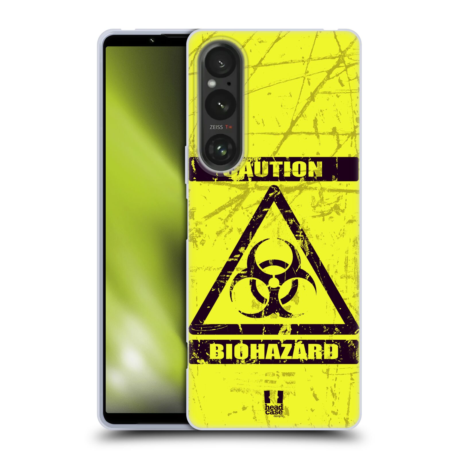 Silikonové pouzdro - Sony Xperia 1 V - Head Case - BIOHAZARD (Silikonový kryt, obal, pouzdro na mobilní telefon Sony Xperia 1 V s motivem BIOHAZARD)