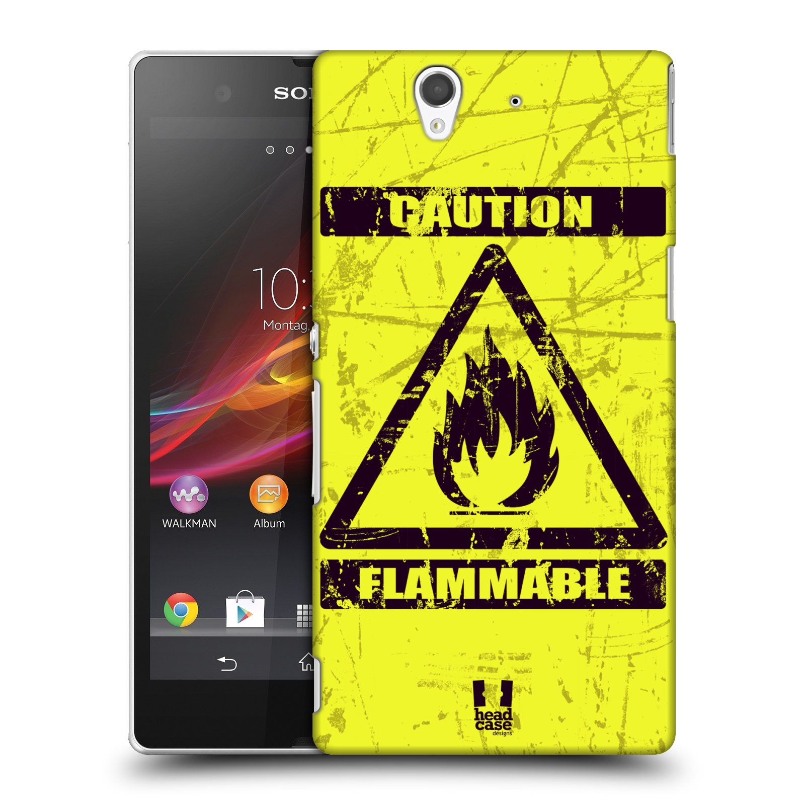 HEAD CASE DESIGNS HAZARD SYMBOLS HARD BACK CASE & WALLPAPER FOR SONY PHONES 3 - Picture 10 of 13