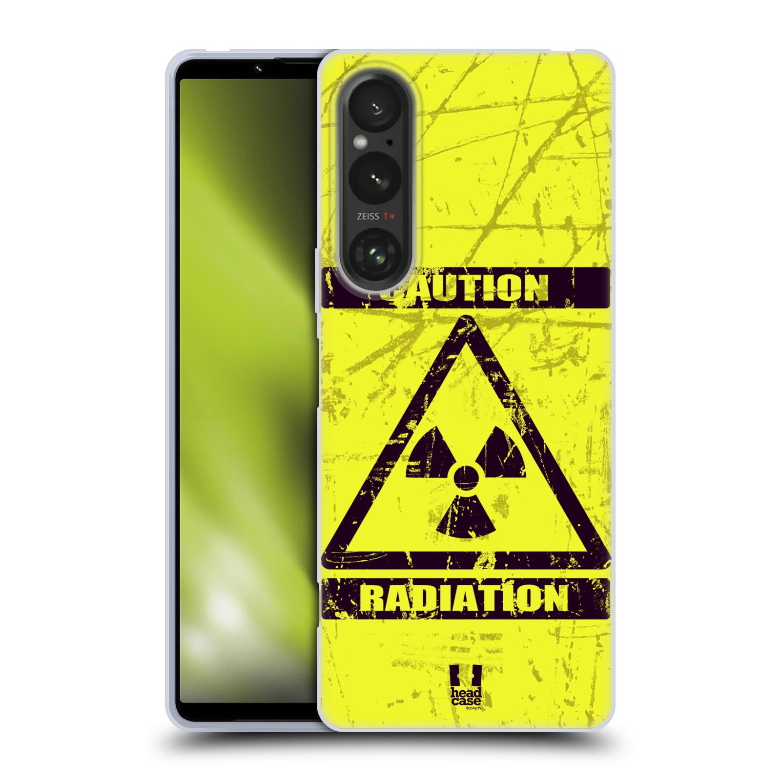 Silikonové pouzdro - Sony Xperia 1 V - Head Case - RADIACE (Silikonový kryt, obal, pouzdro na mobilní telefon Sony Xperia 1 V s motivem RADIACE)