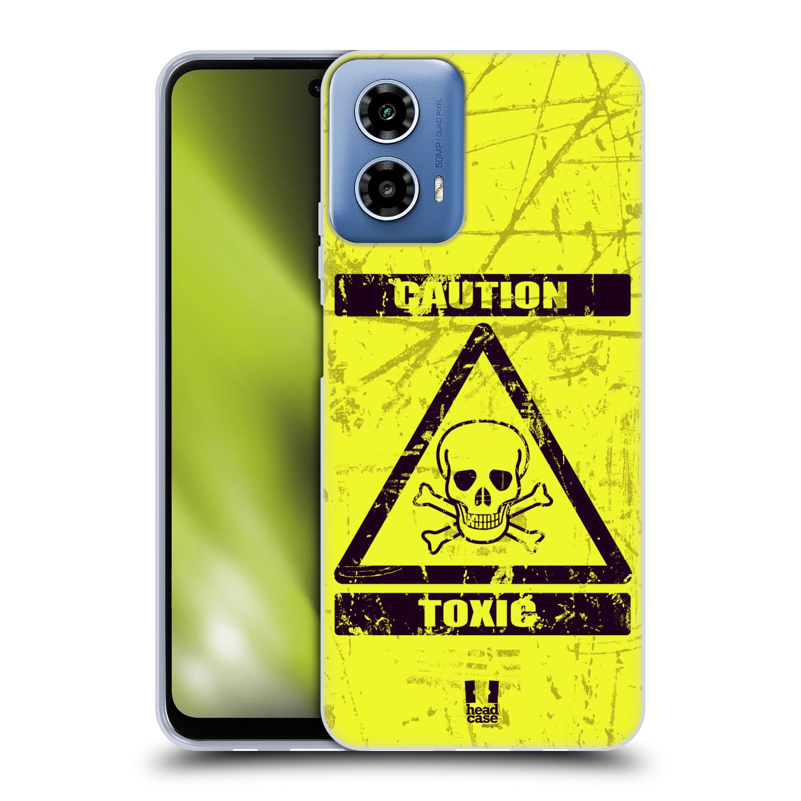 Silikonové pouzdro na mobil Motorola Moto G34 5G - Head Case - TOXIC (Silikonový kryt, obal, pouzdro na mobilní telefon Motorola Moto G34 5G s motivem TOXIC)