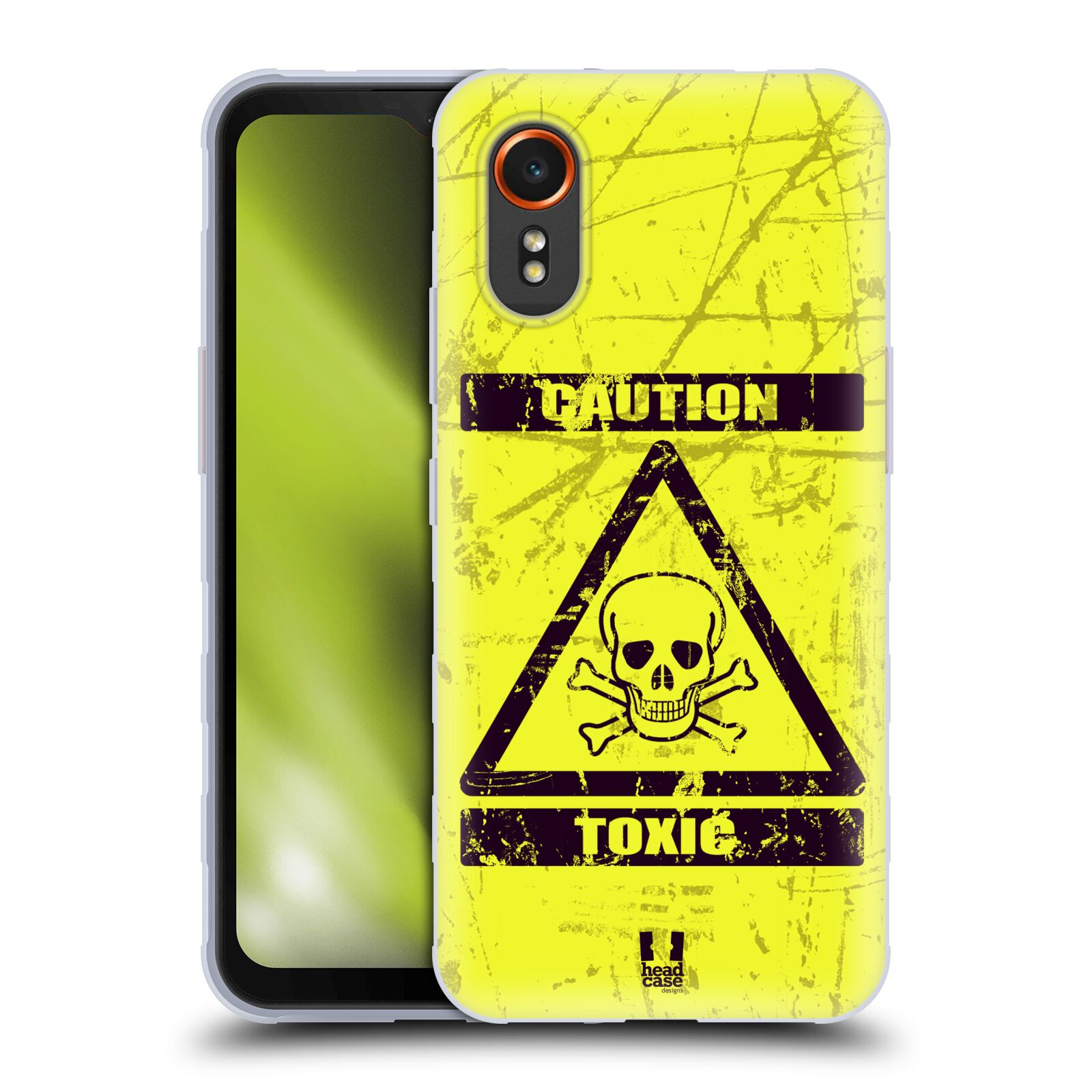 Silikonové pouzdro - Samsung Galaxy Xcover 7 5G - Head Case - TOXIC (Silikonový kryt, obal, pouzdro na mobilní telefon Samsung Galaxy Xcover 7 5G s motivem TOXIC)