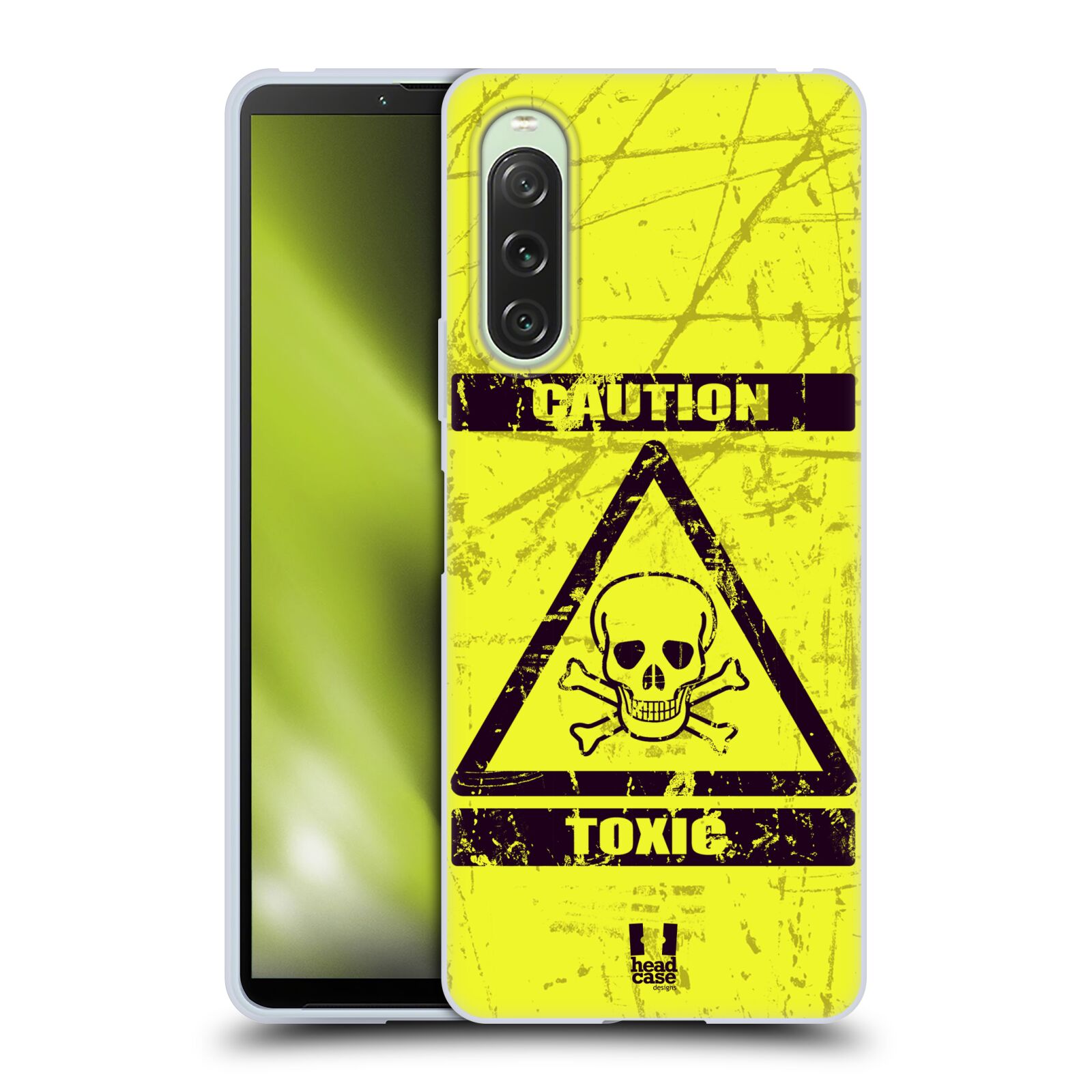 Silikonové pouzdro - Sony Xperia 10 V - Head Case - TOXIC (Silikonový kryt, obal, pouzdro na mobilní telefon Sony Xperia 10 V s motivem TOXIC)