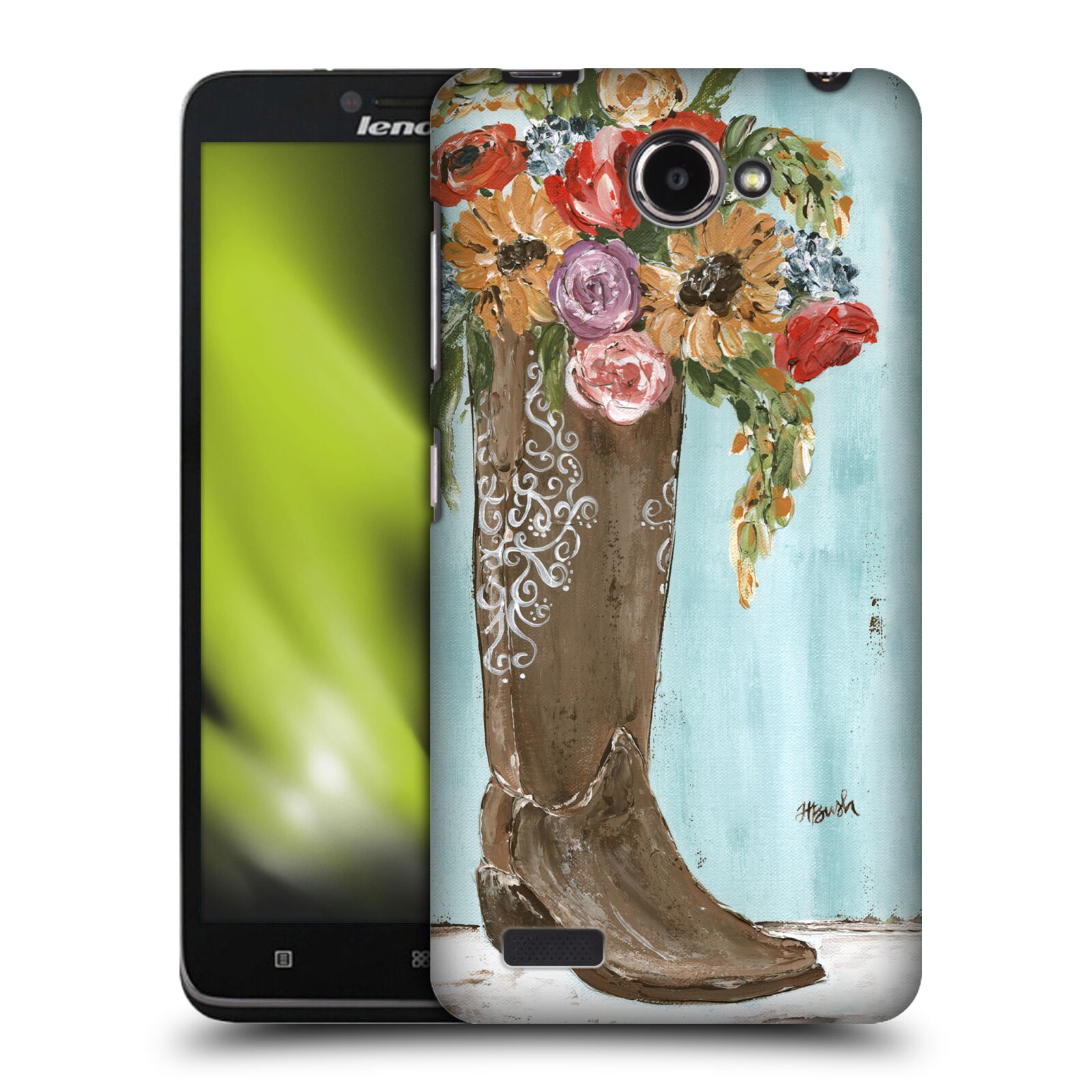 OFFICIAL HALEY BUSH FLORAL PAINTING HARD BACK CASE FOR LENOVO PHONES - 第 10/22 張圖片