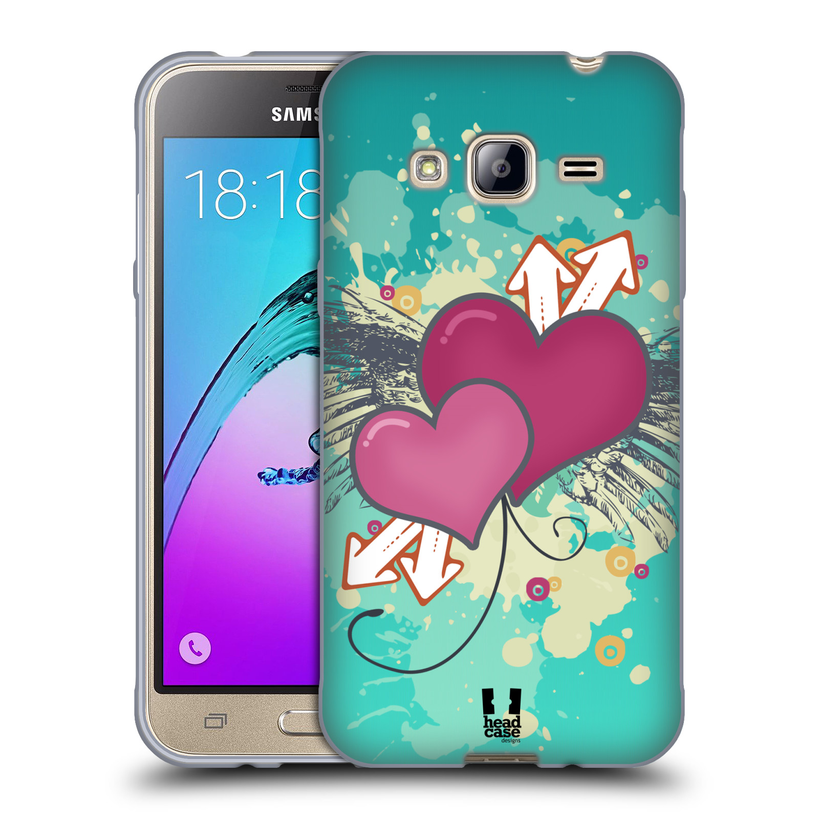 HEAD CASE DESIGNS HEART COLLECTION SOFT GEL CASE FOR SAMSUNG PHONES 3 - Picture 9 of 13