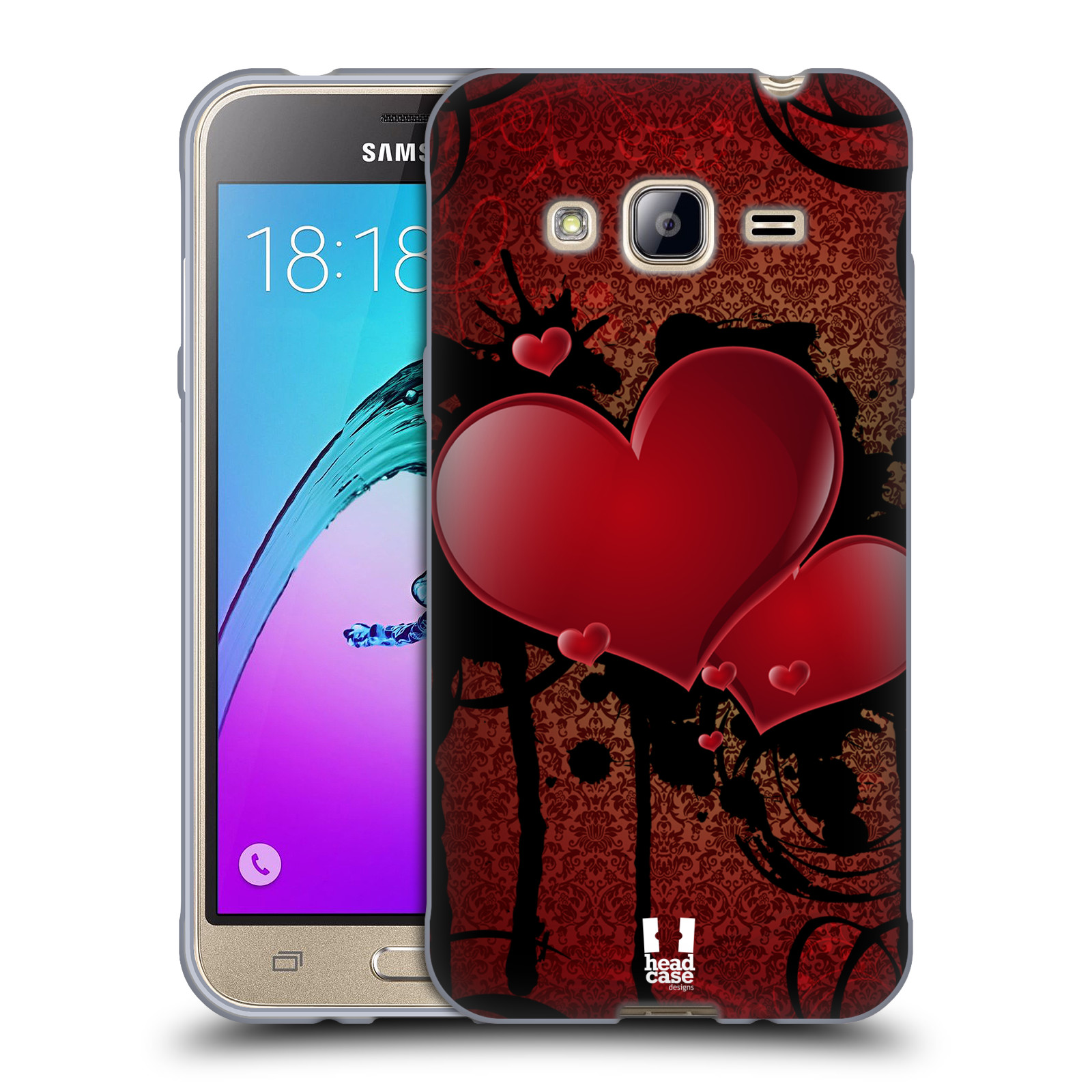 HEAD CASE DESIGNS HEART COLLECTION SOFT GEL CASE FOR SAMSUNG PHONES 3 - Picture 11 of 13