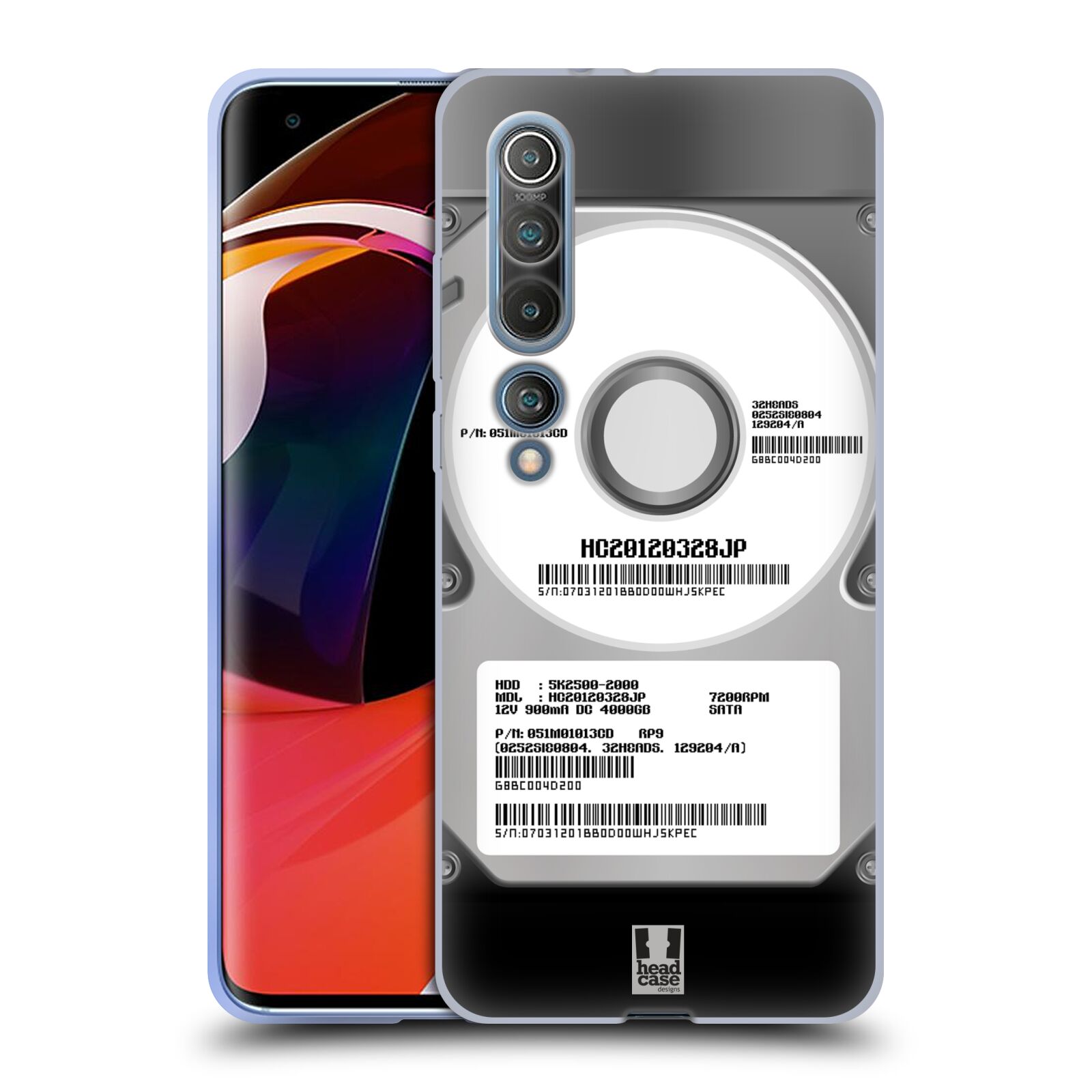 FUNDA HEAD CASE DESIGNS CON DISCOS DUROS DE GEL SUAVE PARA TELÉFONOS XIAOMI - Imagen 10 de 10