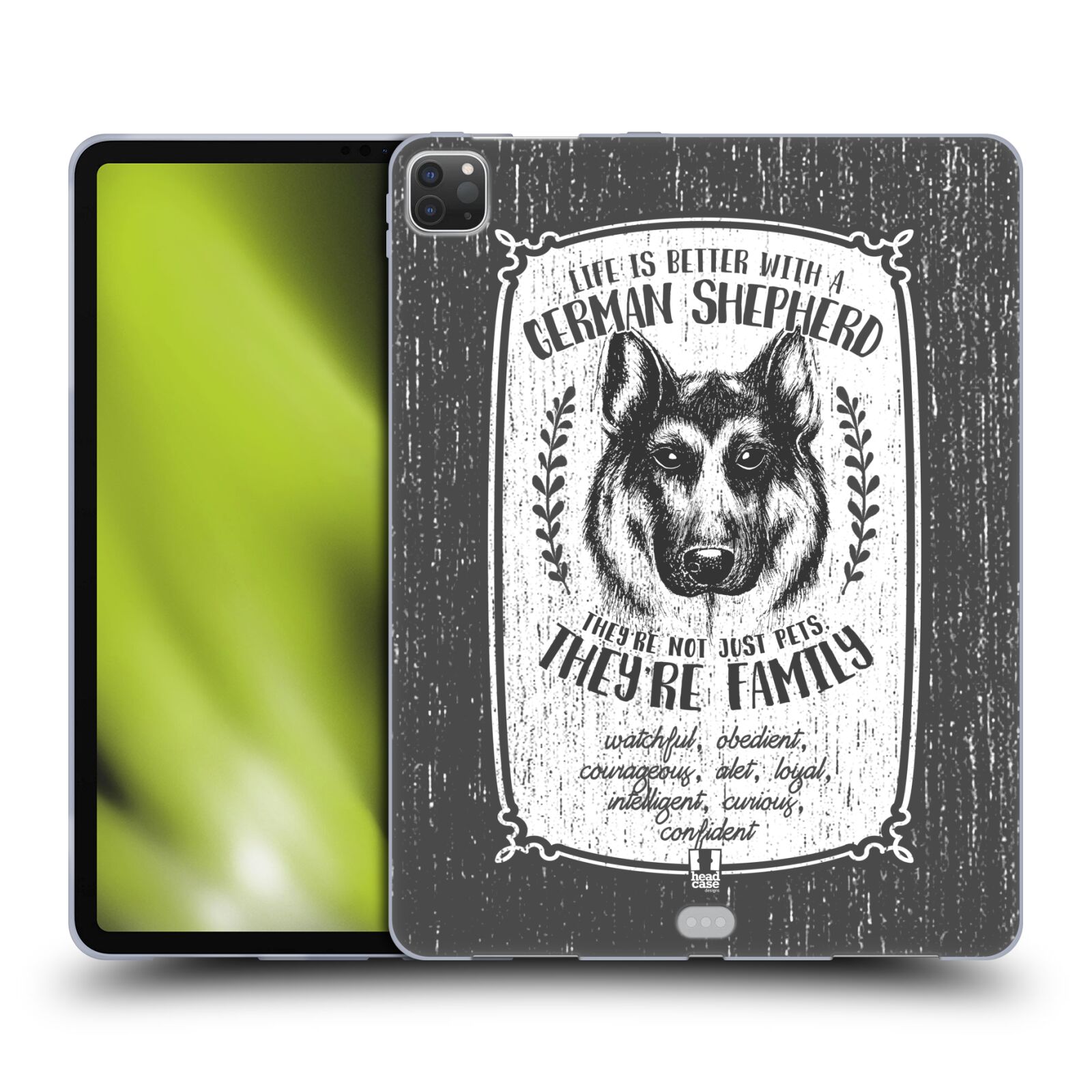 HEAD CASE DESIGNS HAND-DRAWN DOG BREEDS SOFT GEL CASE FOR APPLE SAMSUNG KINDLE - Picture 13 of 17