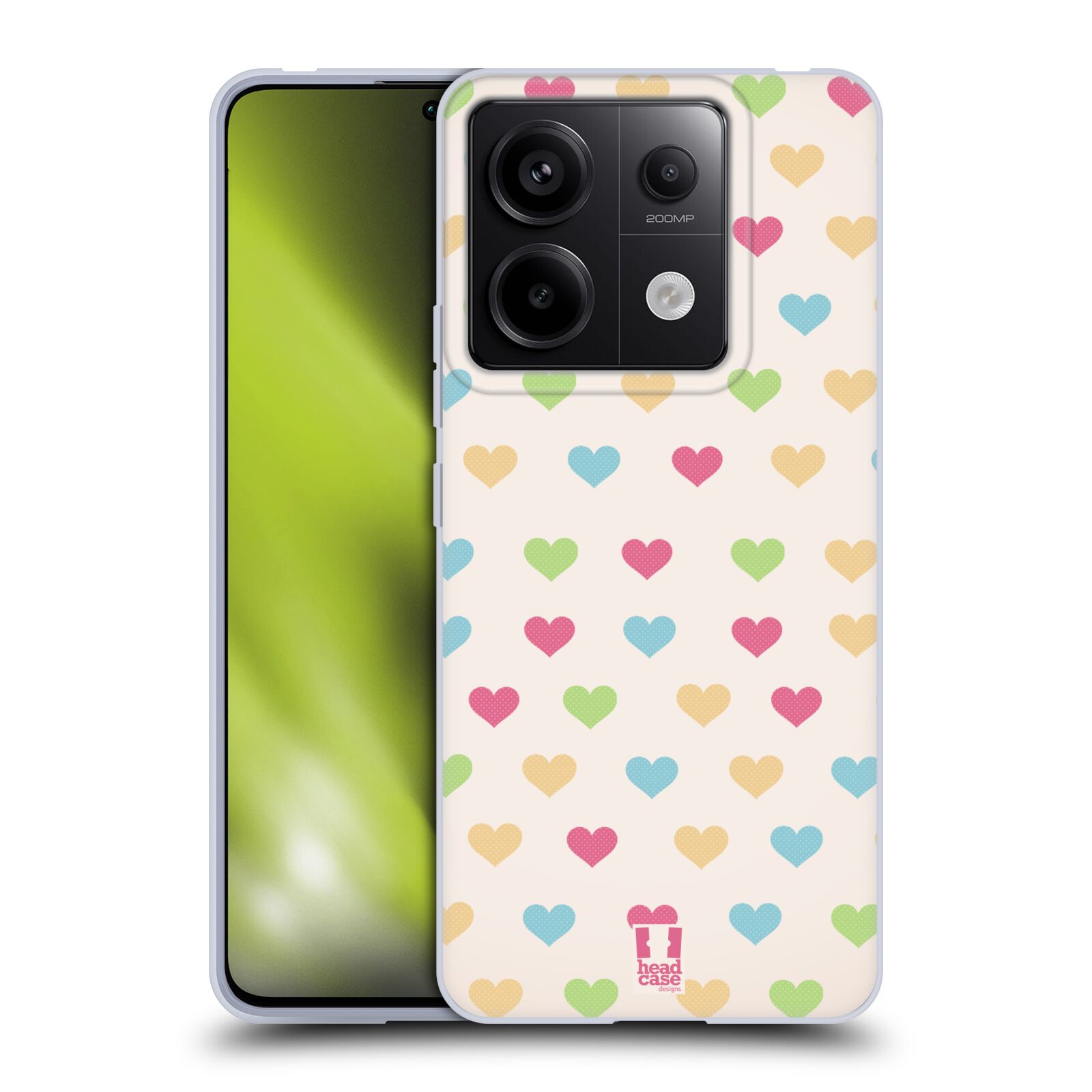 Silikonové pouzdro na mobil Xiaomi Redmi Note 13 Pro 5G / Poco X6 5G - Head Case - SRDÍČKA BAREVNÁ (Silikonový kryt, obal, pouzdro na mobilní telefon Xiaomi Redmi Note 13 Pro 5G / Poco X6 5G s motivem SRDÍČKA BAREVNÁ)