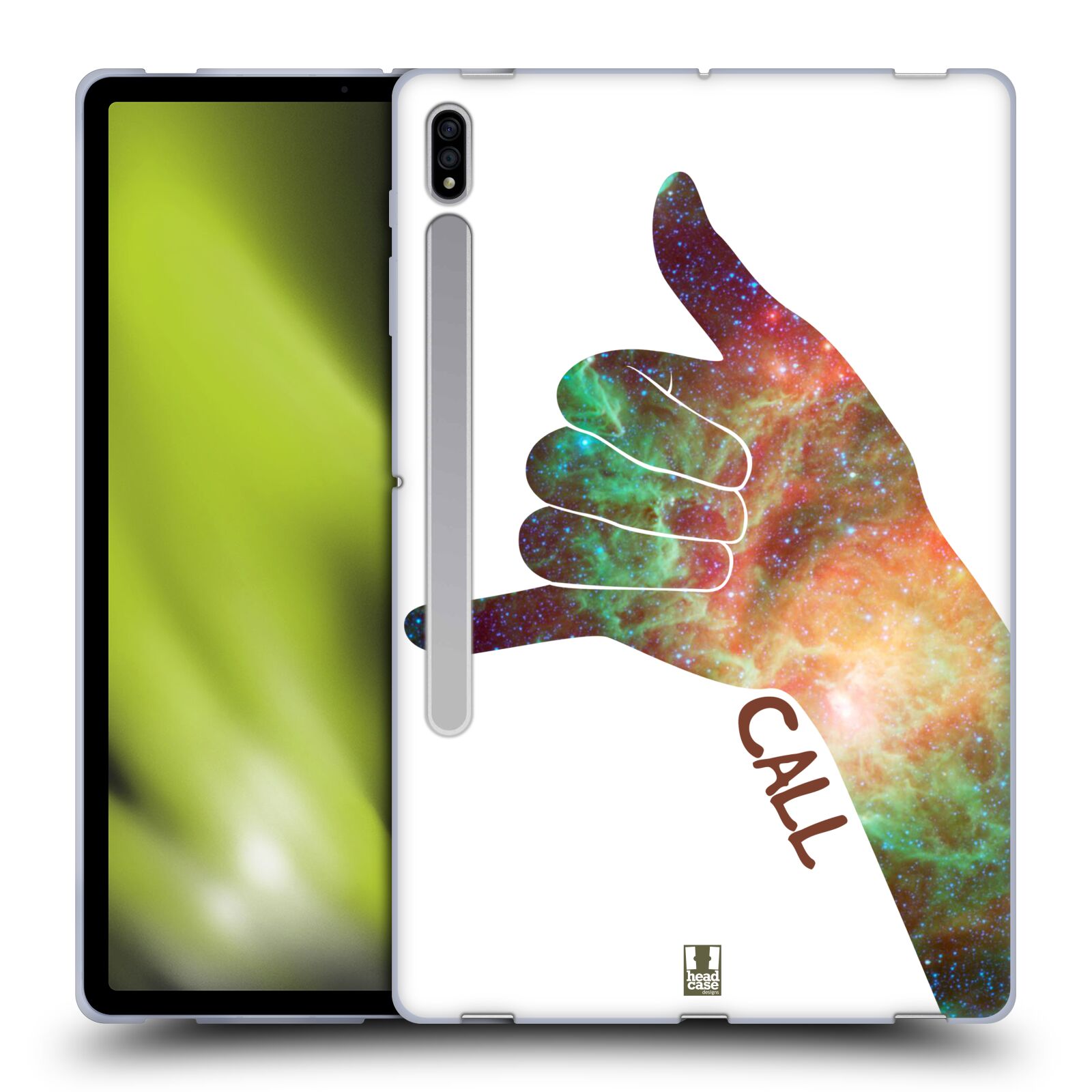HEAD CASE DESIGNS HAND GESTURE NEBULA SOFT GEL CASE FOR SAMSUNG TABLETS 1 - Picture 9 of 14
