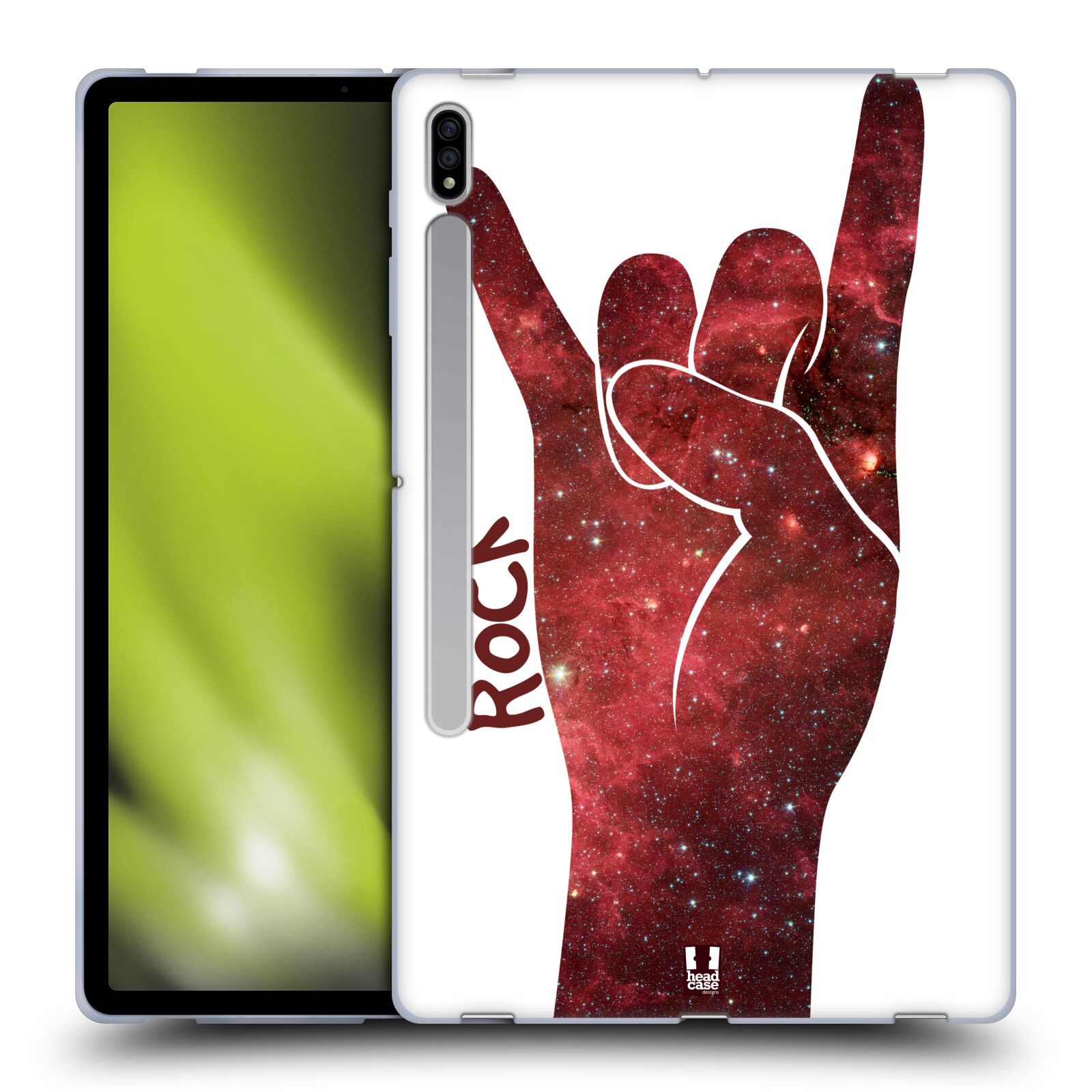 HEAD CASE DESIGNS HAND GESTURE NEBULA SOFT GEL CASE FOR SAMSUNG TABLETS 1 - Picture 13 of 14