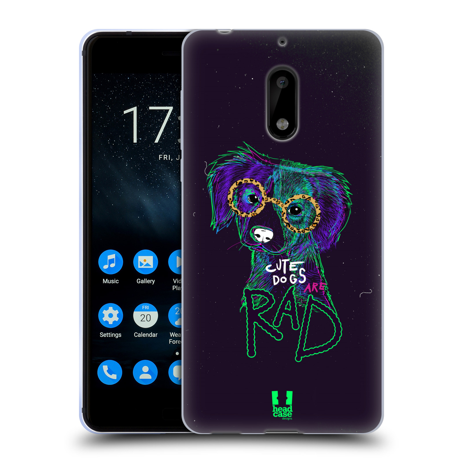 CUSTODIA HEAD CASE DESIGNS HIP ANIMALS IN GEL MORBIDO PER NOKIA PHONES 1 - Foto 8 di 10