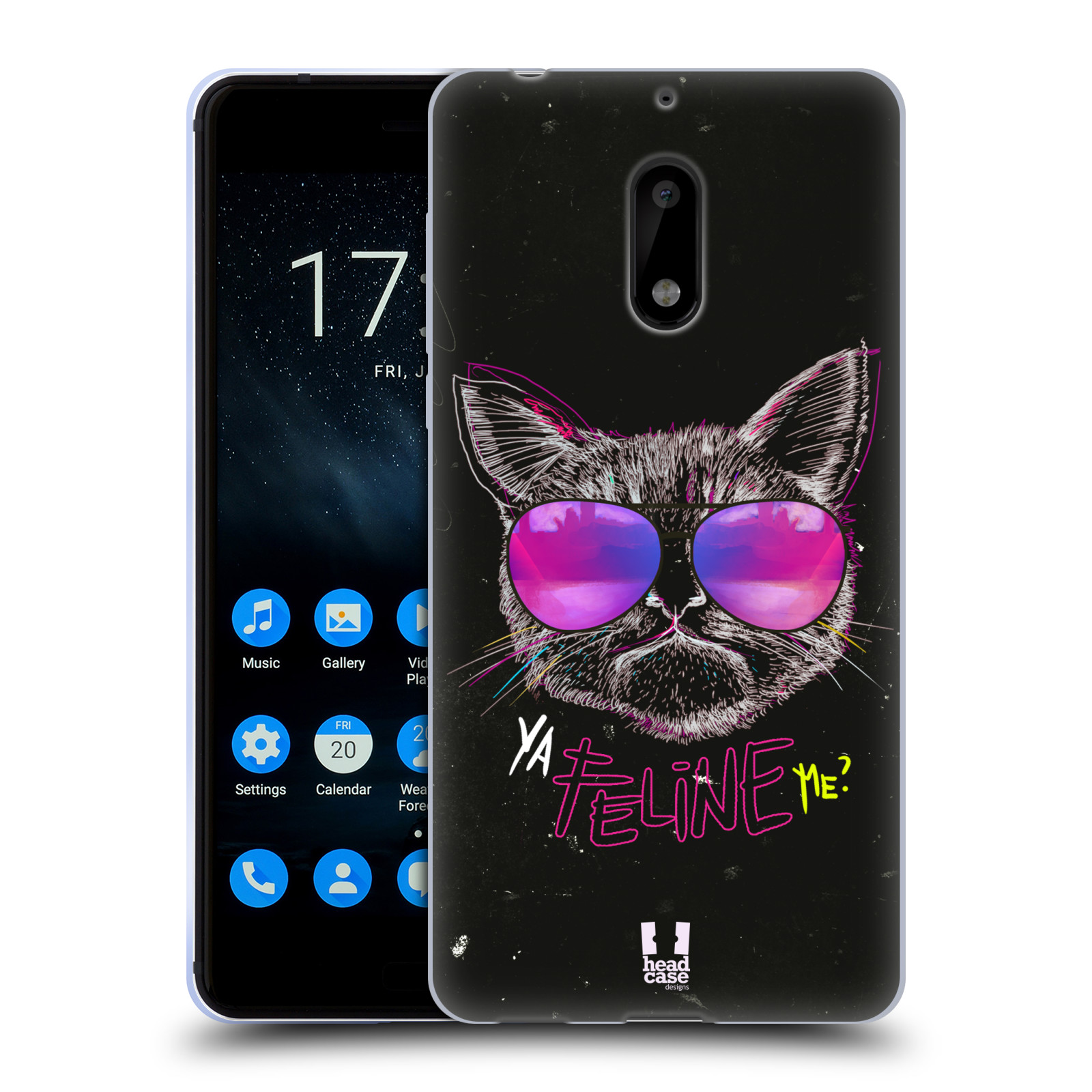 CUSTODIA HEAD CASE DESIGNS HIP ANIMALS IN GEL MORBIDO PER NOKIA PHONES 1 - Foto 9 di 10