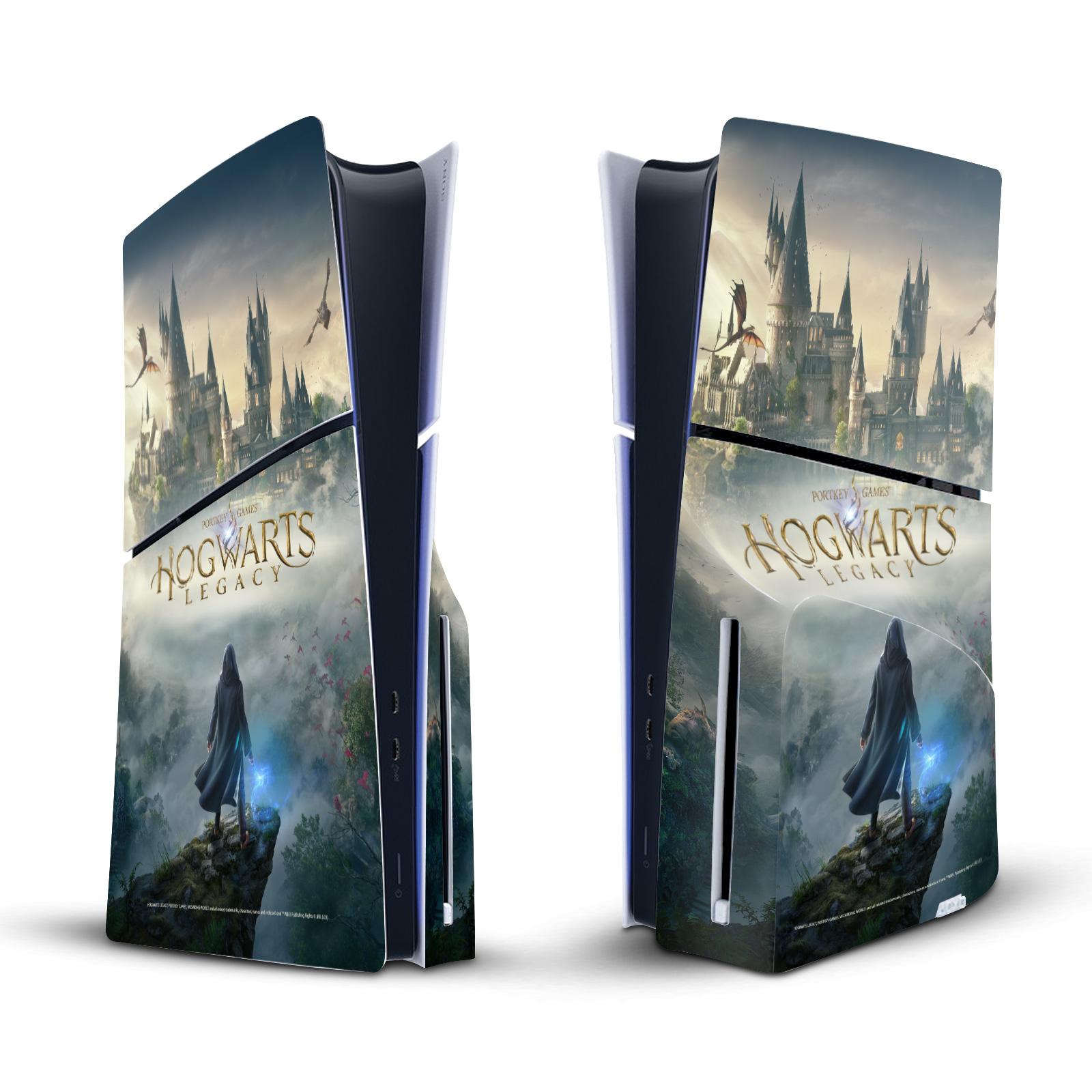 HOGWARTS LEGACY GRAPHICS VINYL SKIN FOR SONY PS5 SLIM DISC EDITION CONSOLE