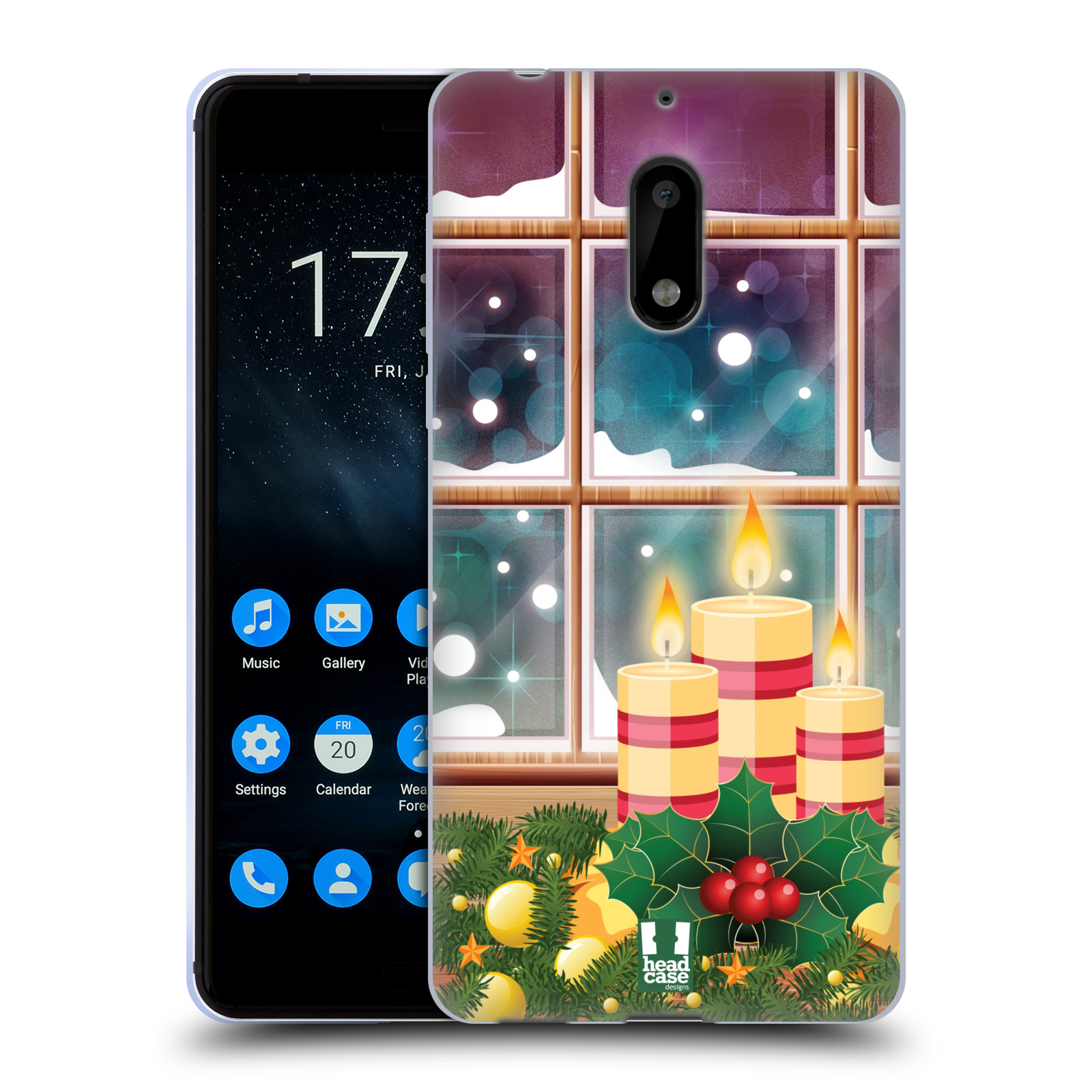 HEAD CASE DESIGNS HOLIDAY CANDLES SOFT GEL CASE FOR NOKIA PHONES 1 - Picture 8 of 11
