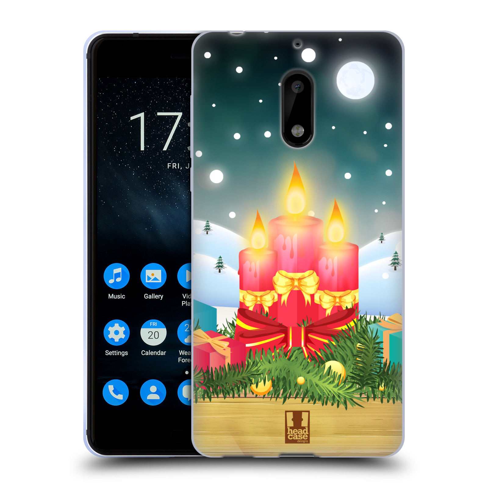 HEAD CASE DESIGNS HOLIDAY CANDLES SOFT GEL CASE FOR NOKIA PHONES 1 - Picture 9 of 11