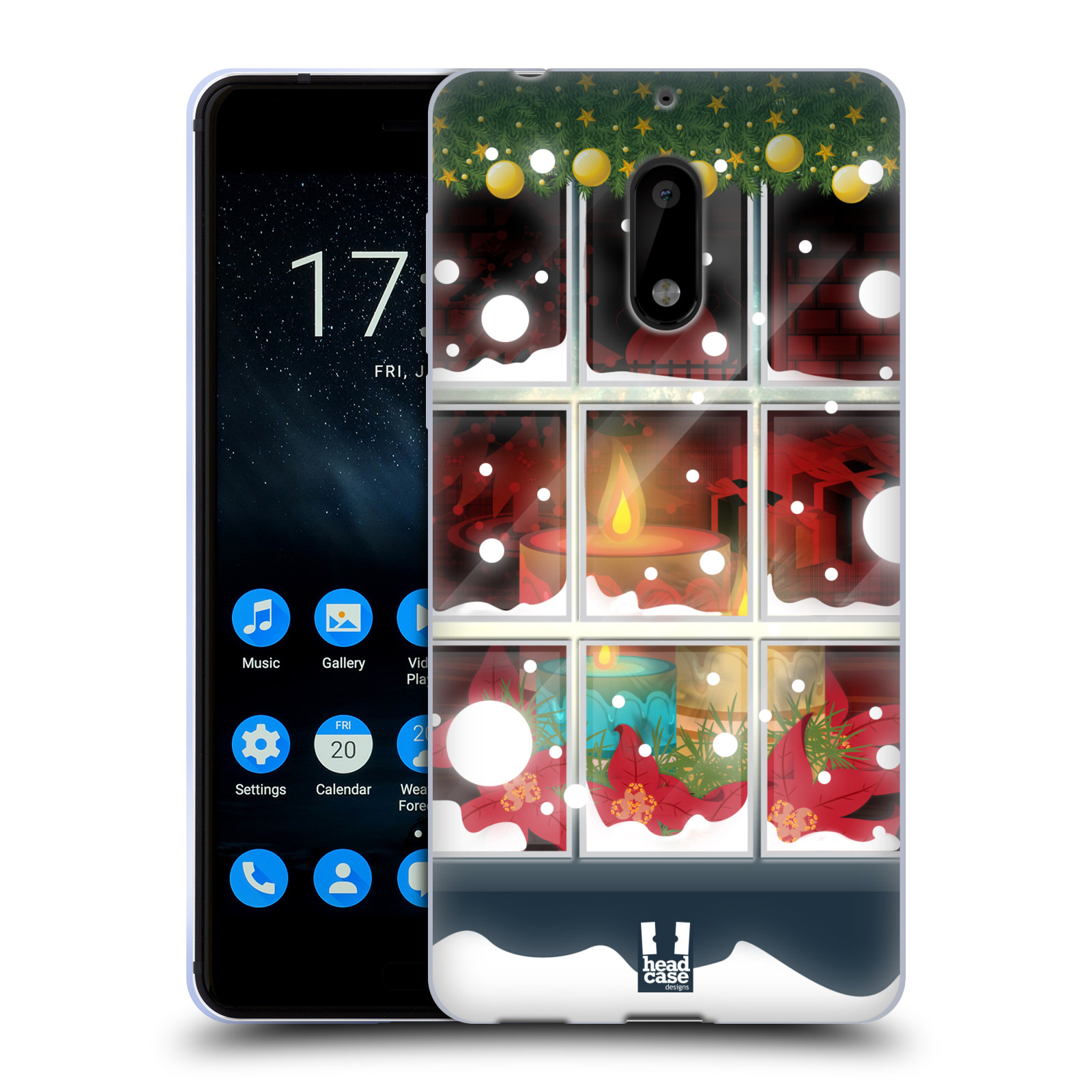 HEAD CASE DESIGNS HOLIDAY CANDLES SOFT GEL CASE FOR NOKIA PHONES 1 - Picture 10 of 11