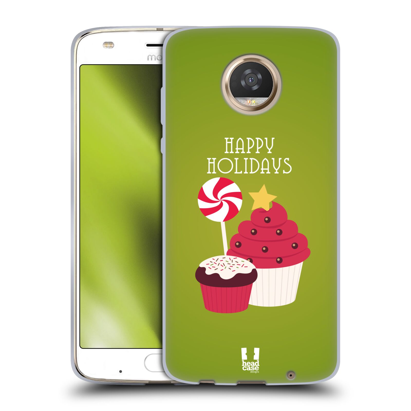 FUNDA HEAD CASE DESIGNS CON DIBUJO DE GOLOSINAS NAVIDEÑAS PARA TELÉFONOS MOTOROLA 2 - Imagen 8 de 10