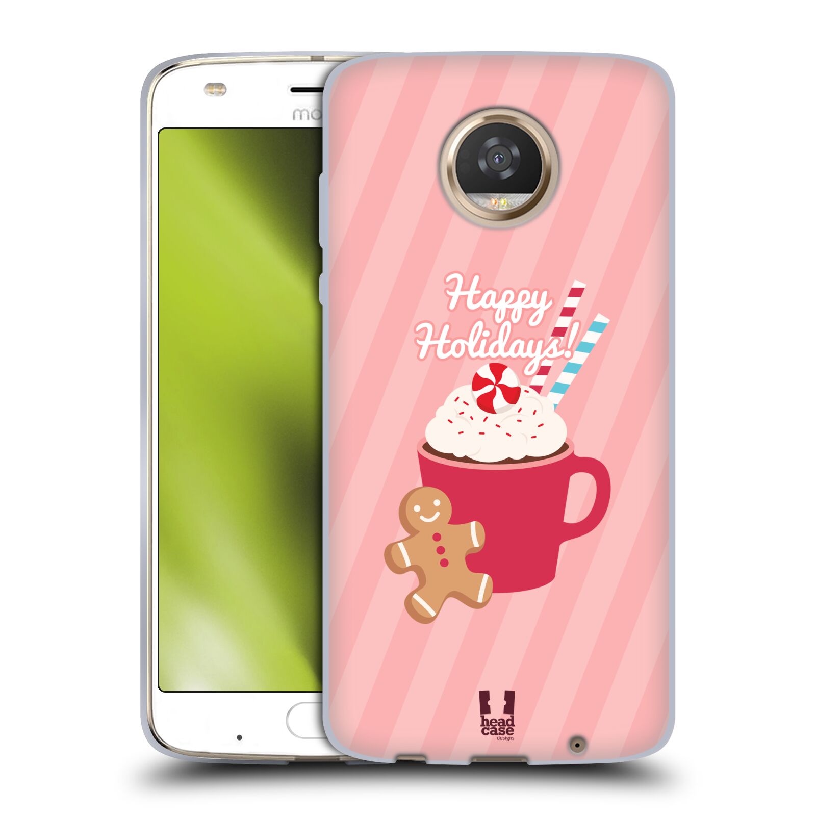 FUNDA HEAD CASE DESIGNS CON DIBUJO DE GOLOSINAS NAVIDEÑAS PARA TELÉFONOS MOTOROLA 2 - Imagen 9 de 10