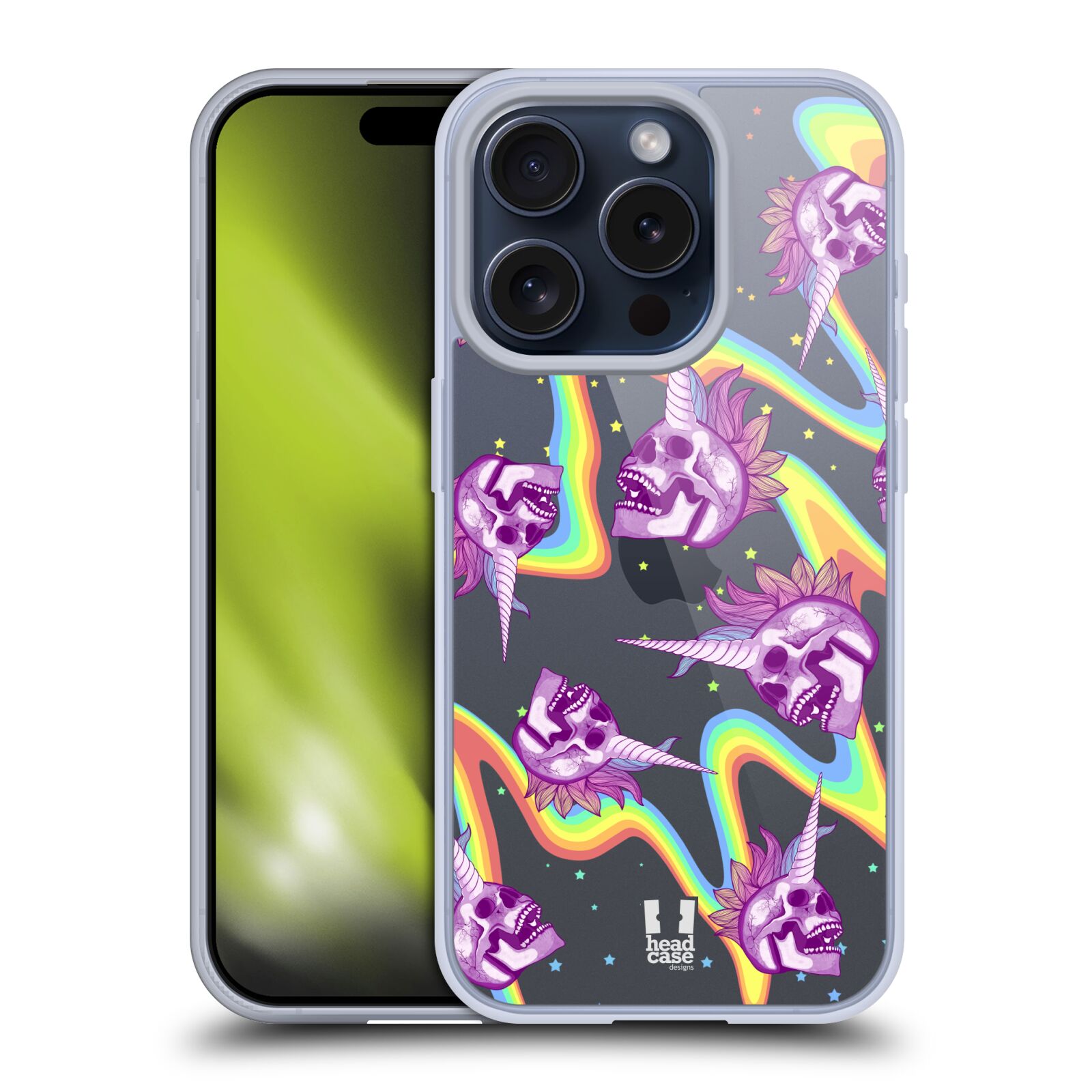 HEAD CASE DESIGNS HORNED SKULLS SOFT GEL CASE FOR APPLE iPHONE PHONES - Picture 9 of 10