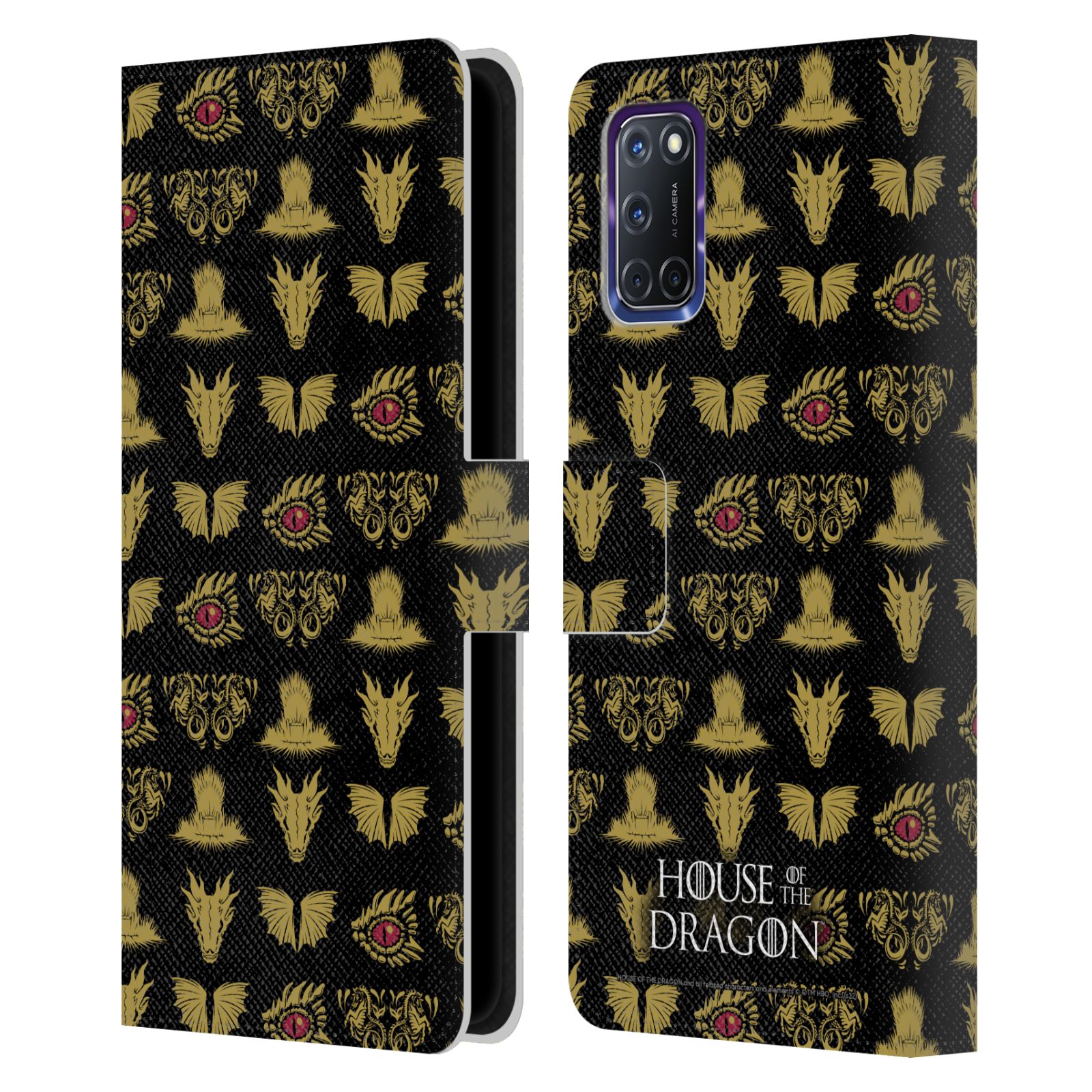 HOUSE OF THE DRAGON: TELEVISION SERIES GRAPHICS LEATHER BOOK CASE OPPO PHONES - Picture 15 of 18