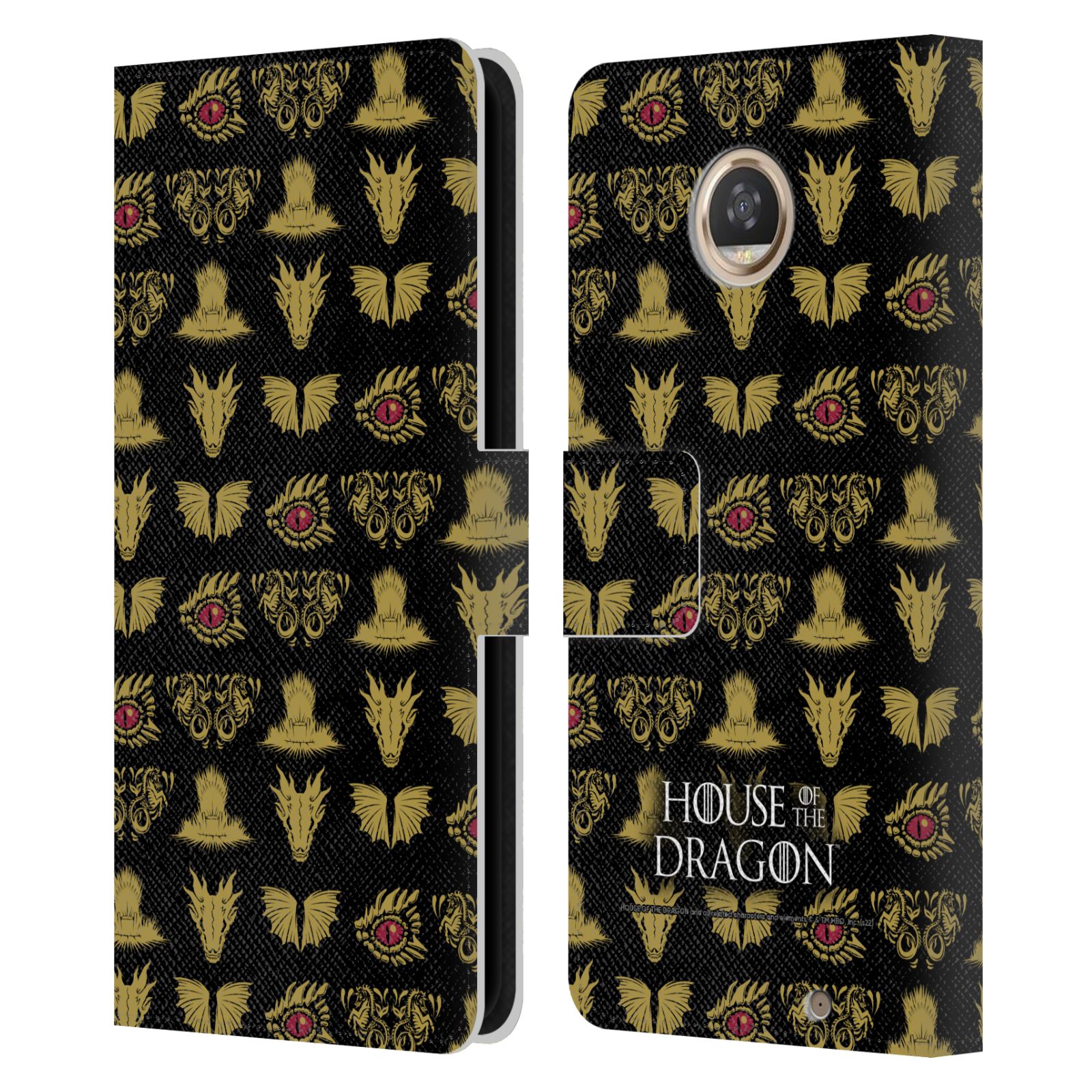 HOUSE OF THE DRAGON: TELEVISION SERIES GRAPHICS LEATHER BOOK CASE FOR MOTOROLA - Picture 15 of 18