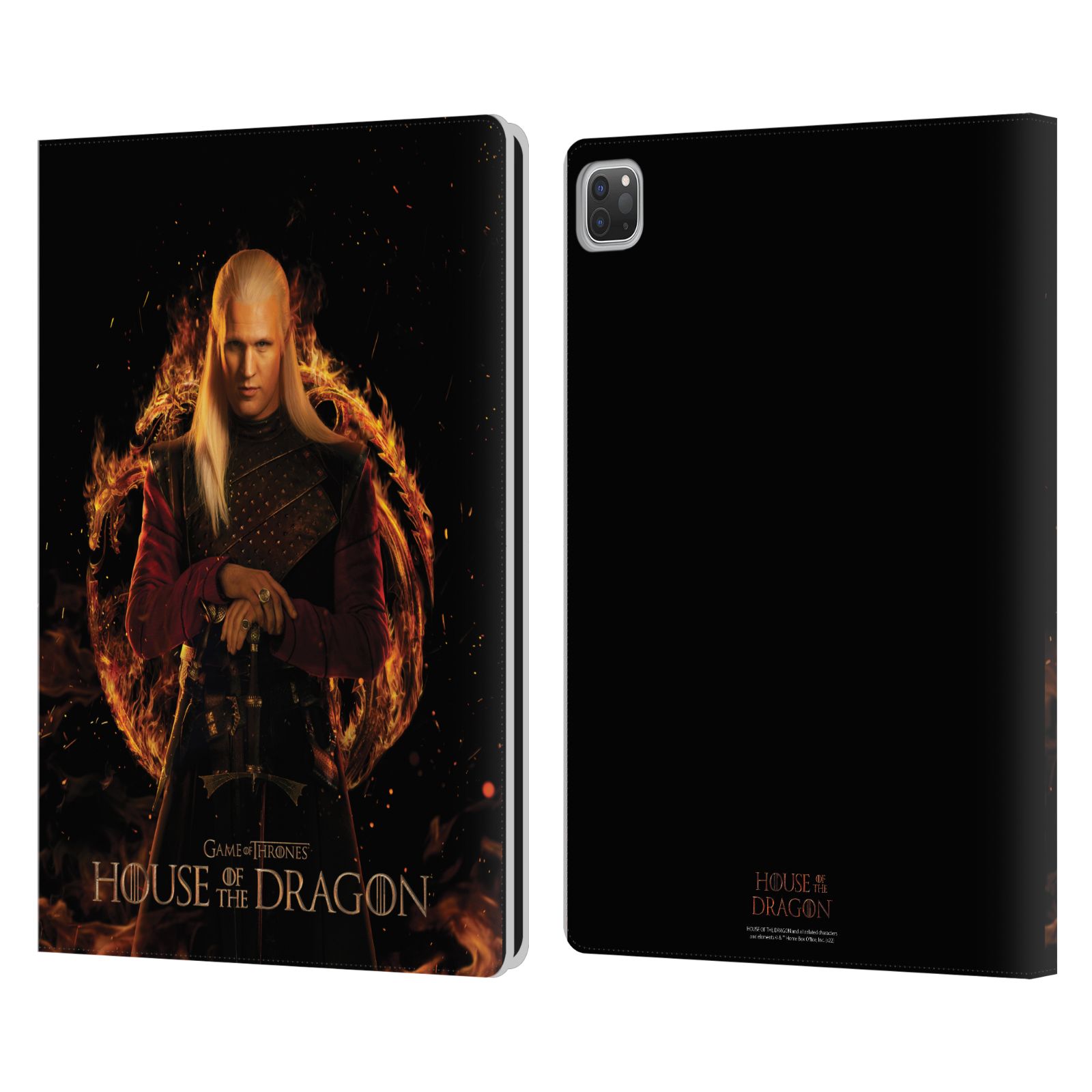 HOUSE OF THE DRAGON: TELEVISION SERIES KEY ART LEATHER BOOK CASE FOR APPLE iPAD - Picture 10 of 21