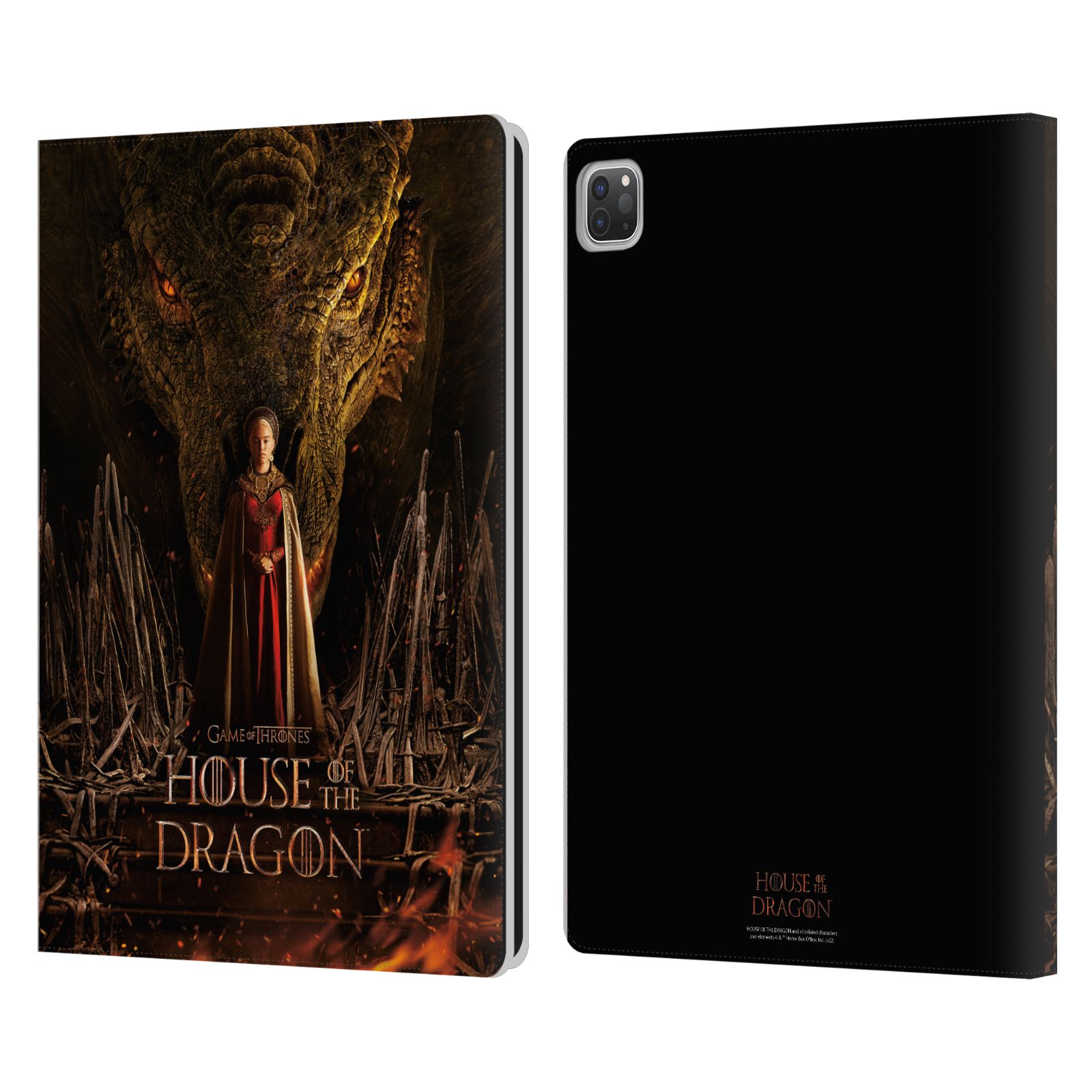 HOUSE OF THE DRAGON: TELEVISION SERIES KEY ART LEATHER BOOK CASE FOR APPLE iPAD - Picture 14 of 21