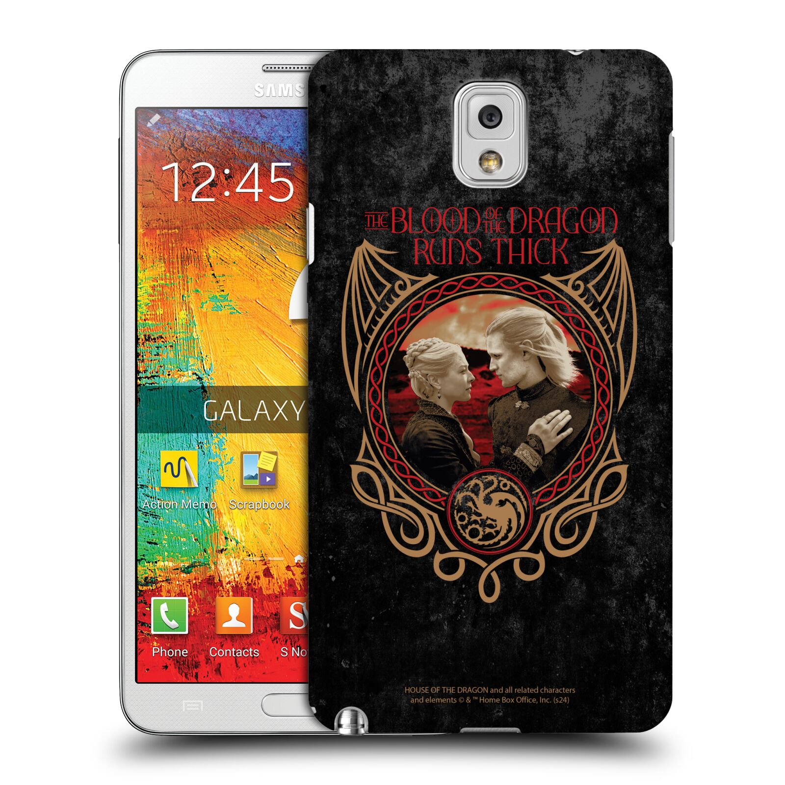 OFFICIAL HOUSE OF THE DRAGON SEASON 2 GRAPHICS BACK CASE FOR SAMSUNG PHONES 2