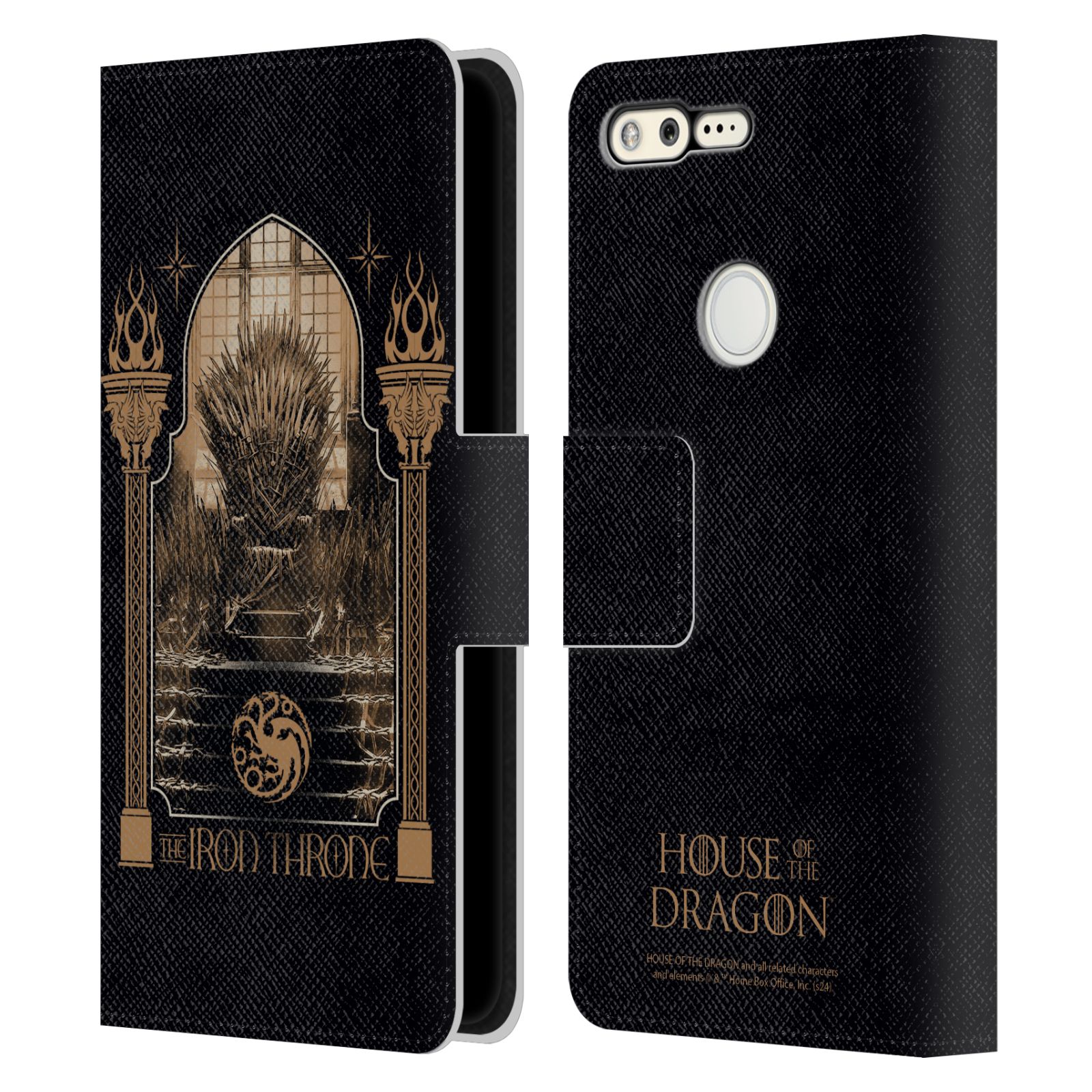 OFFICIAL HOUSE OF THE DRAGON SEASON 2 GRAPHICS LEATHER BOOK CASE GOOGLE PHONES