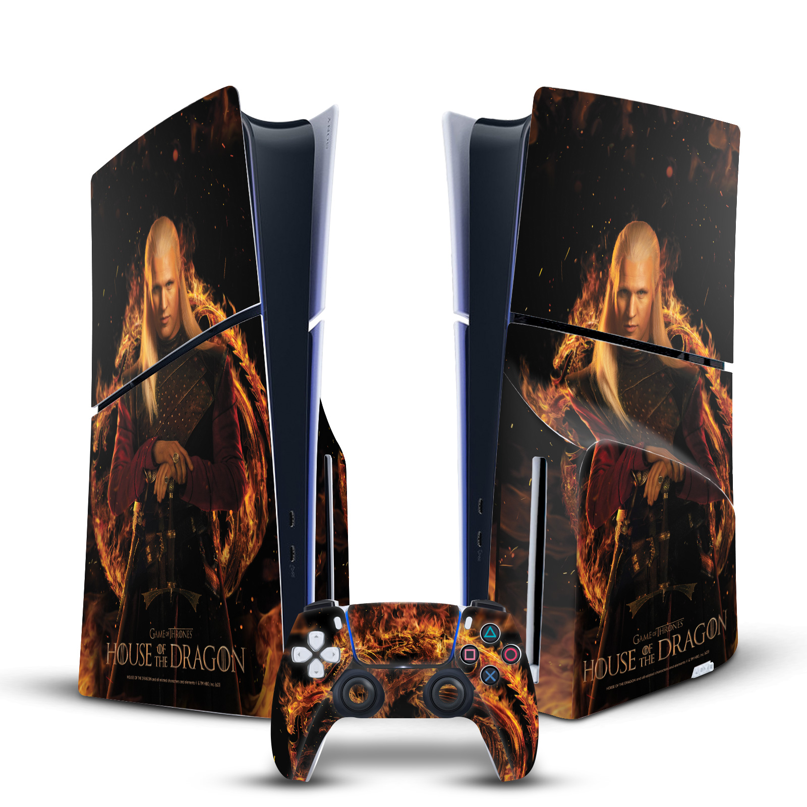 PAQUETE OFICIAL DE PIEL DE PERSONAJE HOUSE OF THE DRAGON SONY PS5 EDICIÓN DE DISCO DELGADO - Imagen 9 de 13