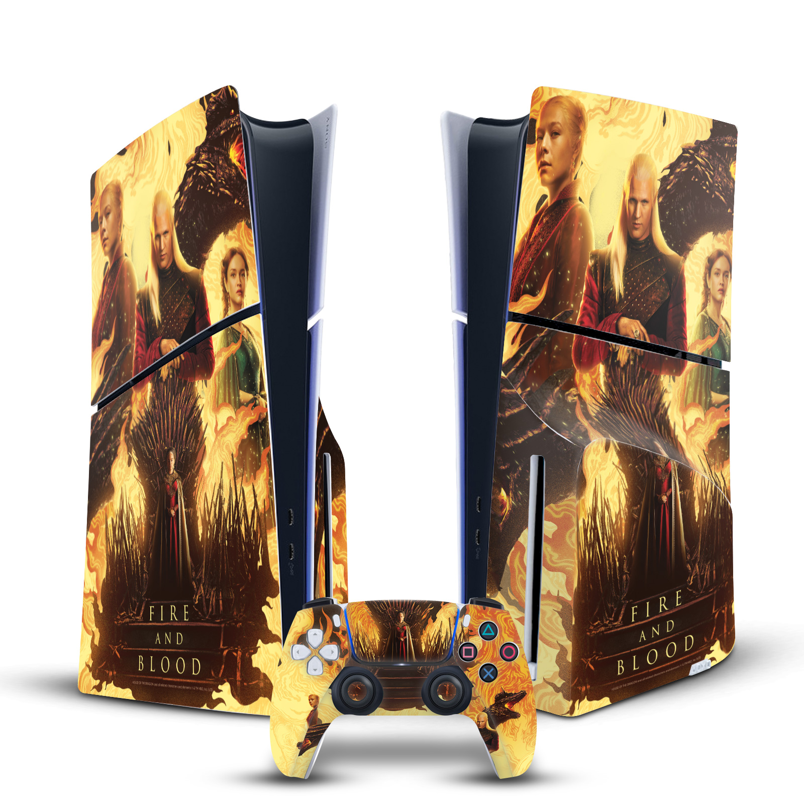 PAQUETE OFICIAL DE PIEL DE PERSONAJE HOUSE OF THE DRAGON SONY PS5 EDICIÓN DE DISCO DELGADO - Imagen 10 de 13