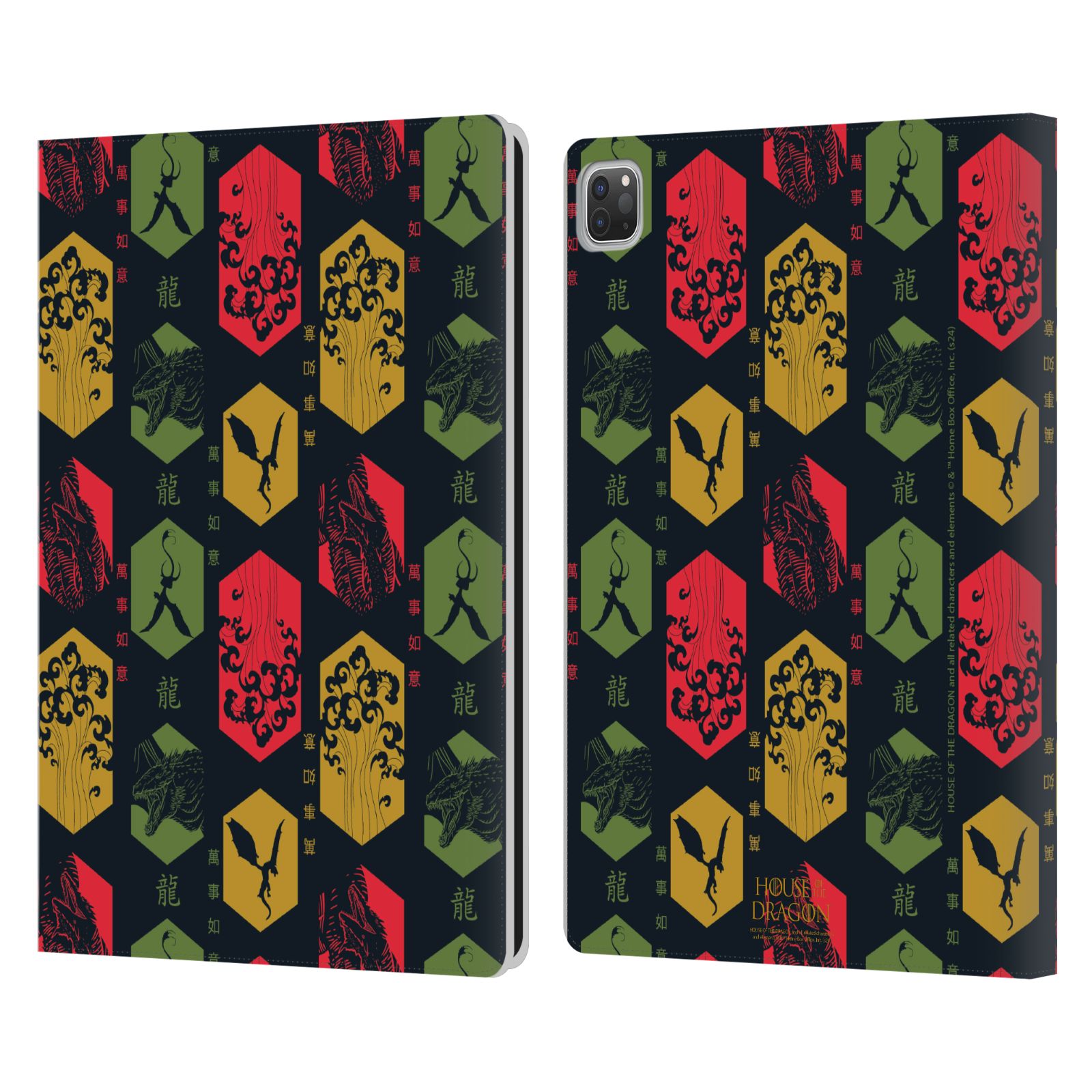 OFFICIAL HOUSE OF THE DRAGON YEAR OF THE DRAGON LEATHER BOOK CASE FOR APPLE iPAD - Picture 10 of 11