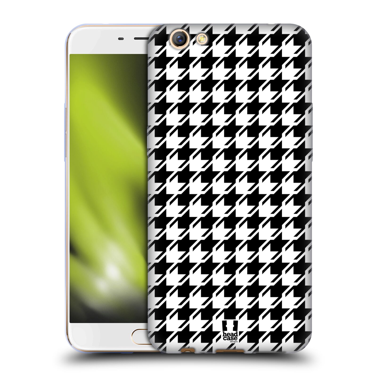 HEAD CASE DESIGNS HOUNDSTOOTH-PATTERNS SOFT GEL CASE FOR OPPO PHONES