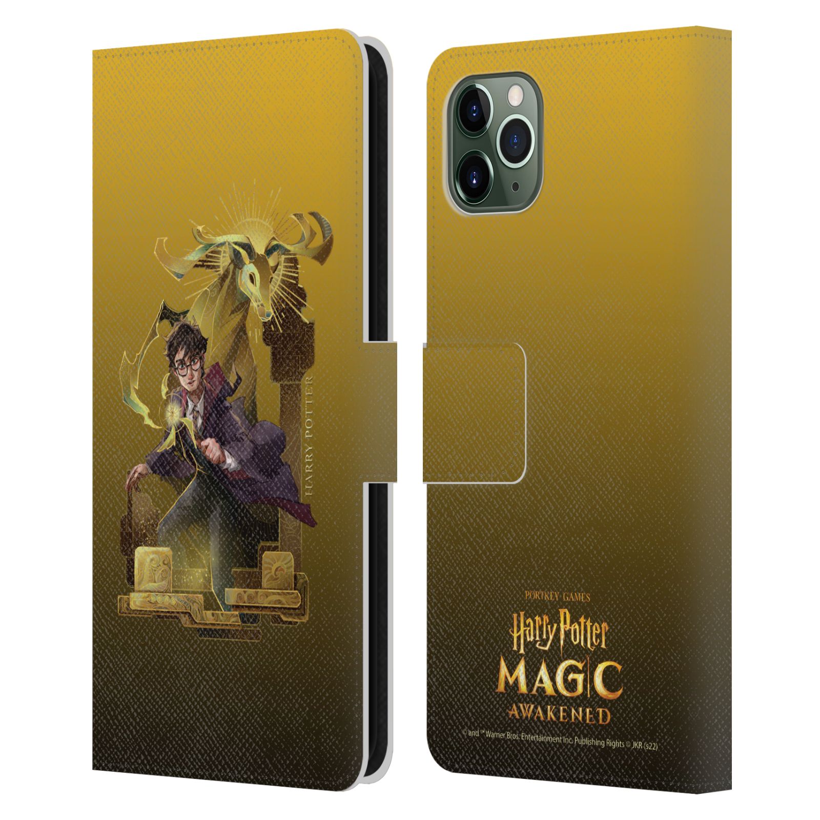 HARRY POTTER: MAGIC AWAKENED CHARACTERS LEATHER BOOK CASE FOR APPLE iPHONE - Picture 10 of 16
