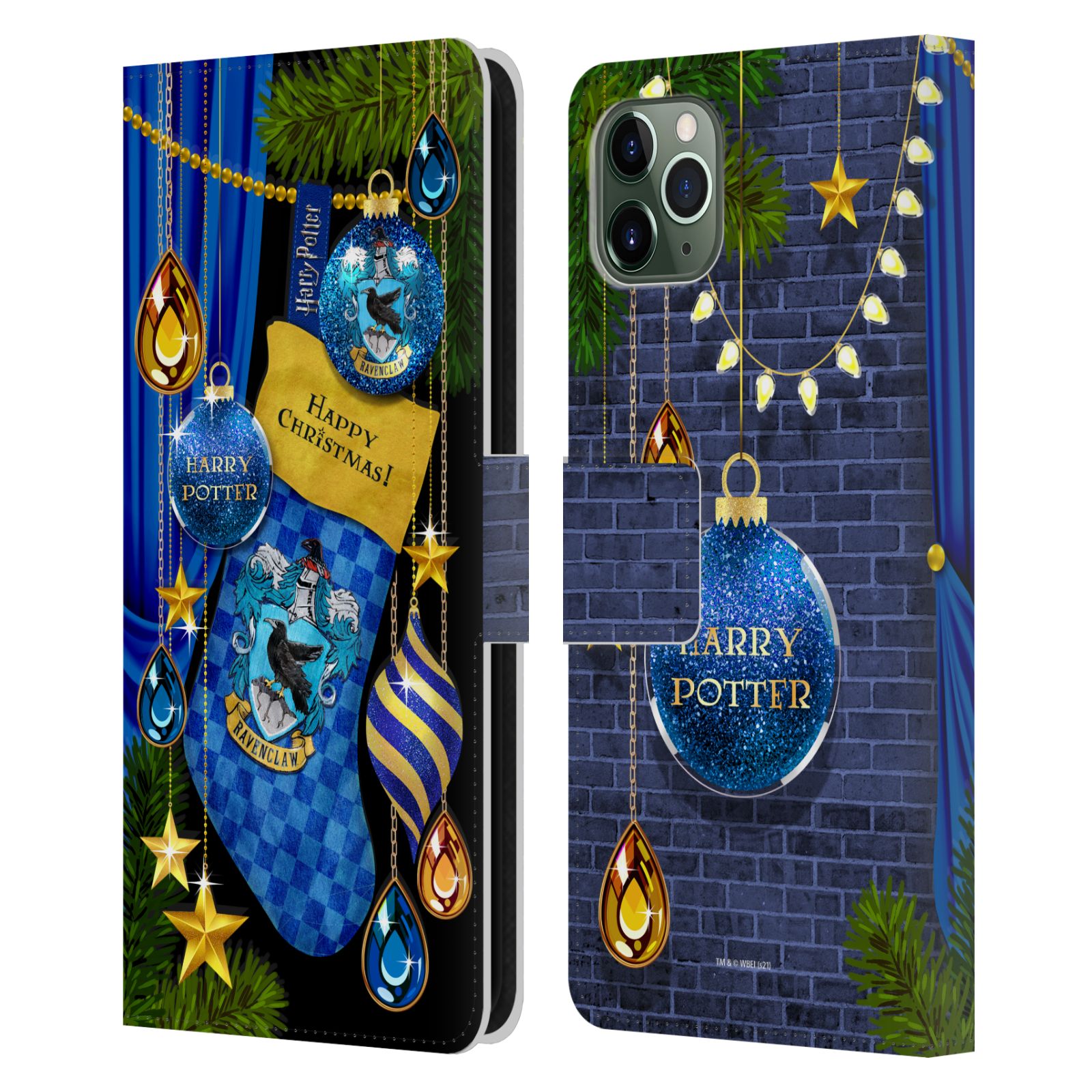 HARRY POTTER ORNEMENTS DE NOËL ÉTUI COQUE EN CUIR POUR APPLE iPHONE TÉLÉPHONES - Photo 10 sur 11
