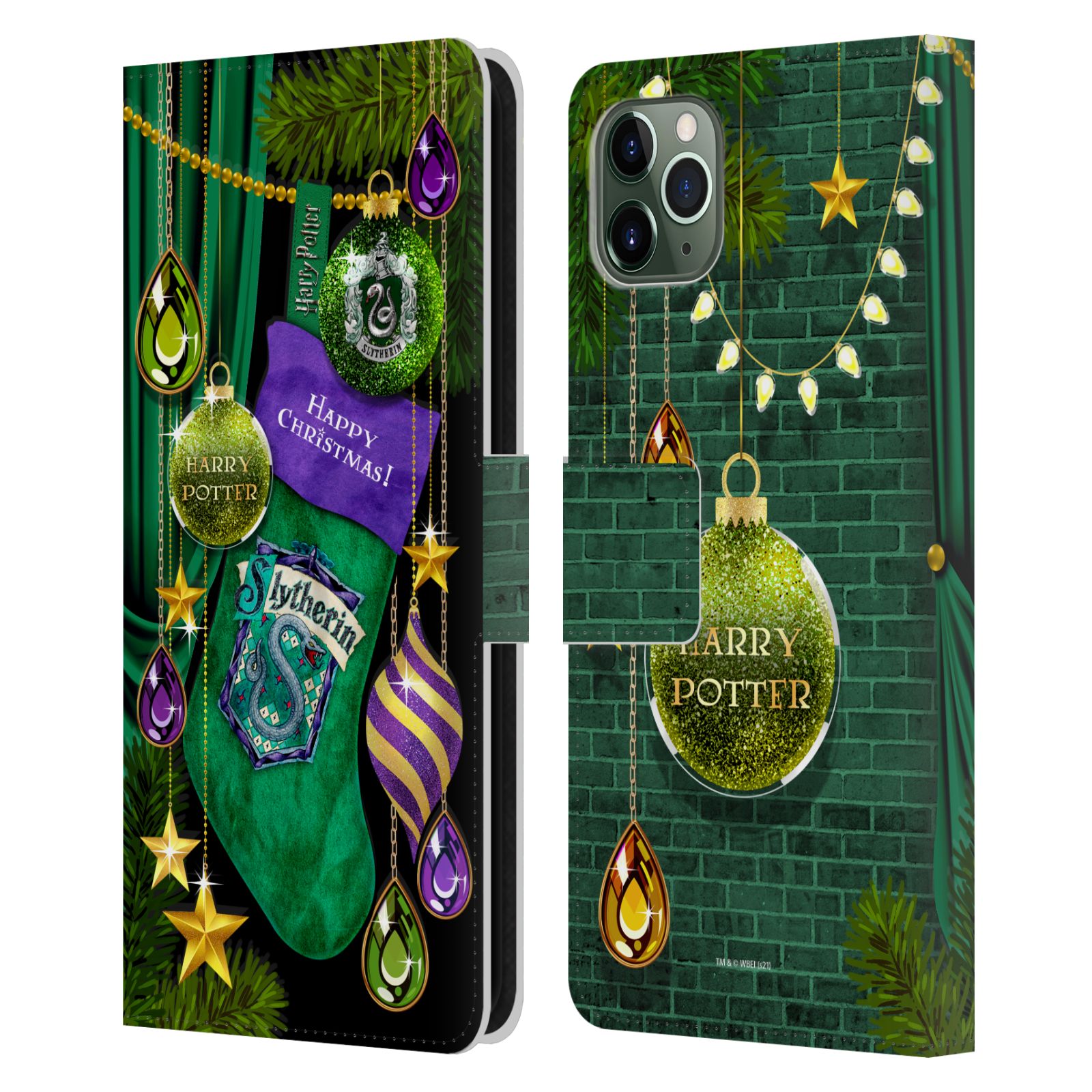 HARRY POTTER ORNEMENTS DE NOËL ÉTUI COQUE EN CUIR POUR APPLE iPHONE TÉLÉPHONES - Photo 11 sur 11