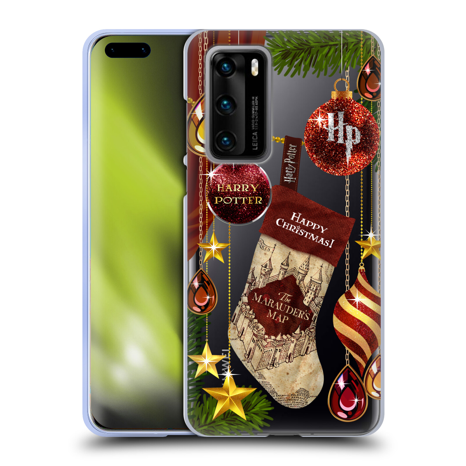 OFFICIAL HARRY POTTER CHRISTMAS ORNAMENTS SOFT GEL CASE FOR HUAWEI PHONES 4 - Picture 10 of 12