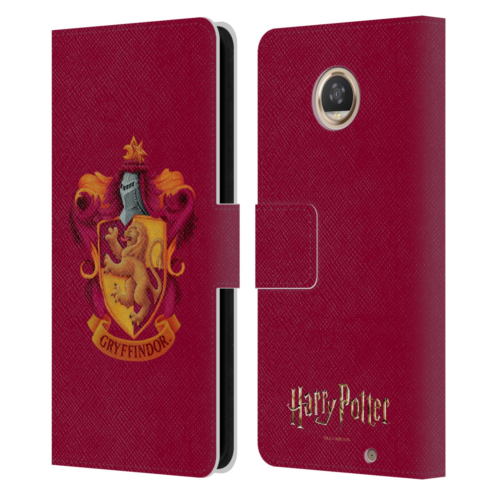 OFFICIAL HARRY POTTER CHAMBER OF SECRETS I LEATHER BOOK CASE FOR MOTOROLA PHONES - Picture 7 of 10