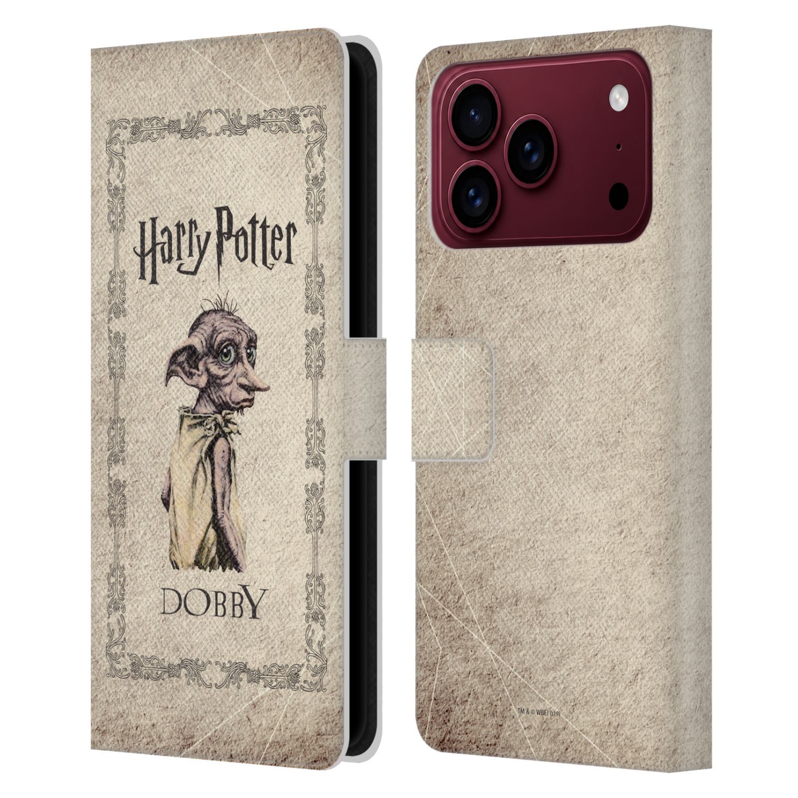 Dobby House Elf Creature Leather Wallet Case for iPhone 18 Pro Max