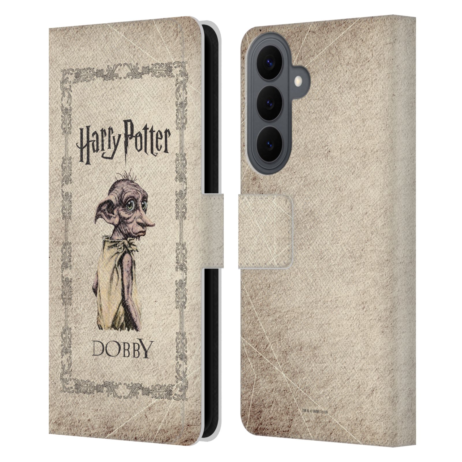 Dobby House Elf Creature Leather Wallet Case for Galaxy S26 Plus