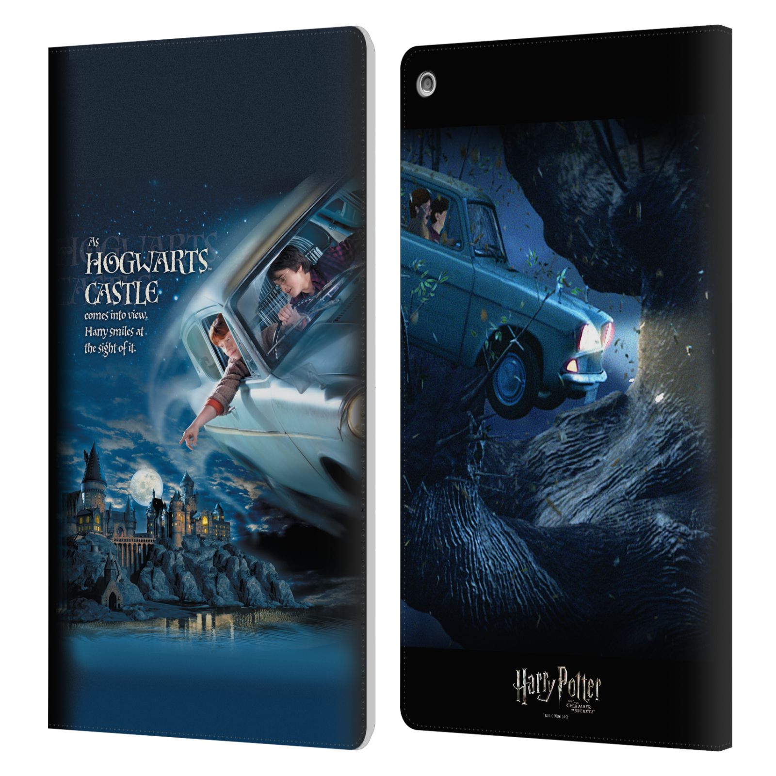 OFFICIAL HARRY POTTER CHAMBER OF SECRETS III LEATHER BOOK CASE FOR AMAZON FIRE - Picture 8 of 9