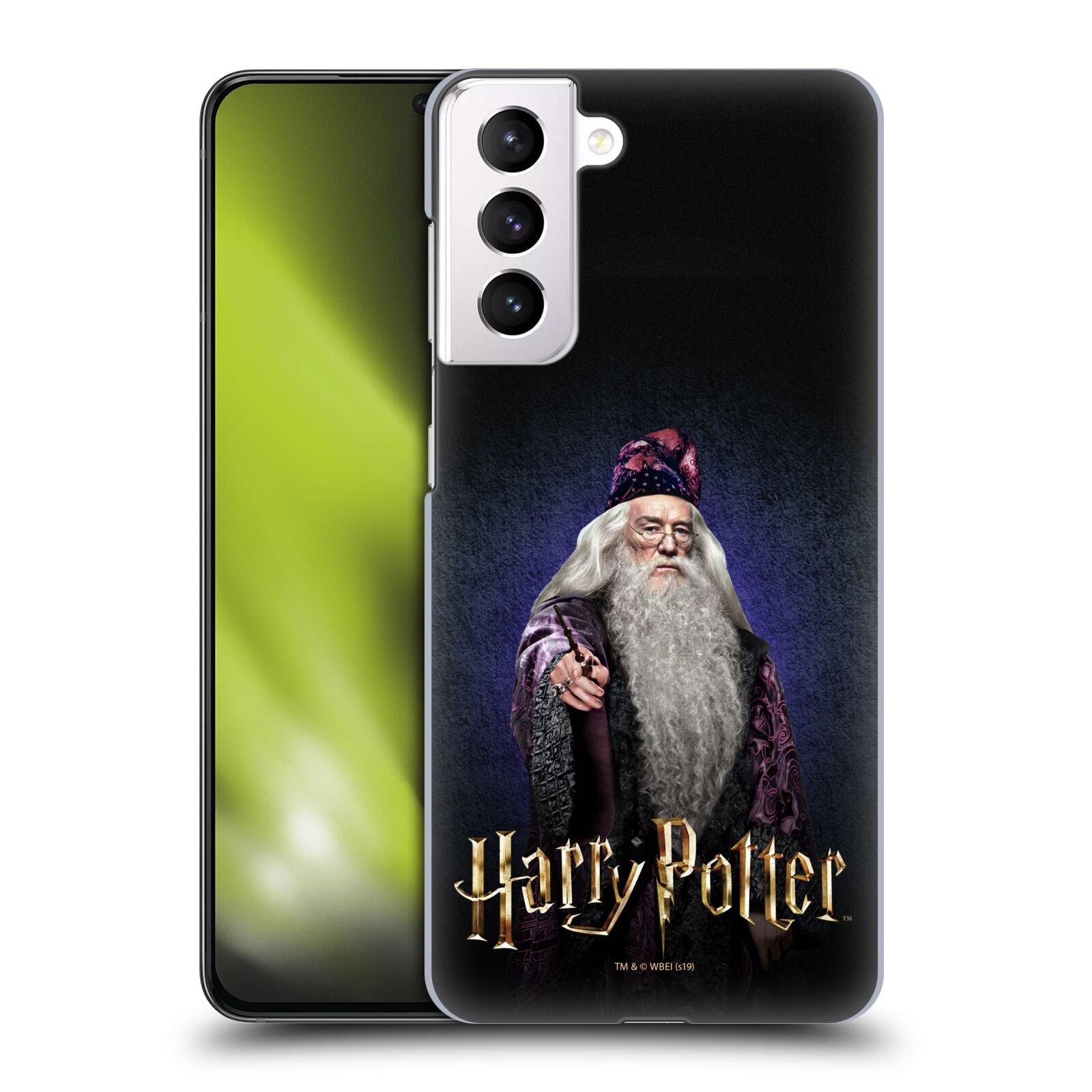 Plastové pouzdro na mobil Samsung Galaxy S21 5G - Harry Potter - Albus Brumbál (Plastový kryt, pouzdro, obal na mobilní telefon Samsung Galaxy S21 5G G991B s licencovaným motivem Harry Potter - Albus Brumbál)