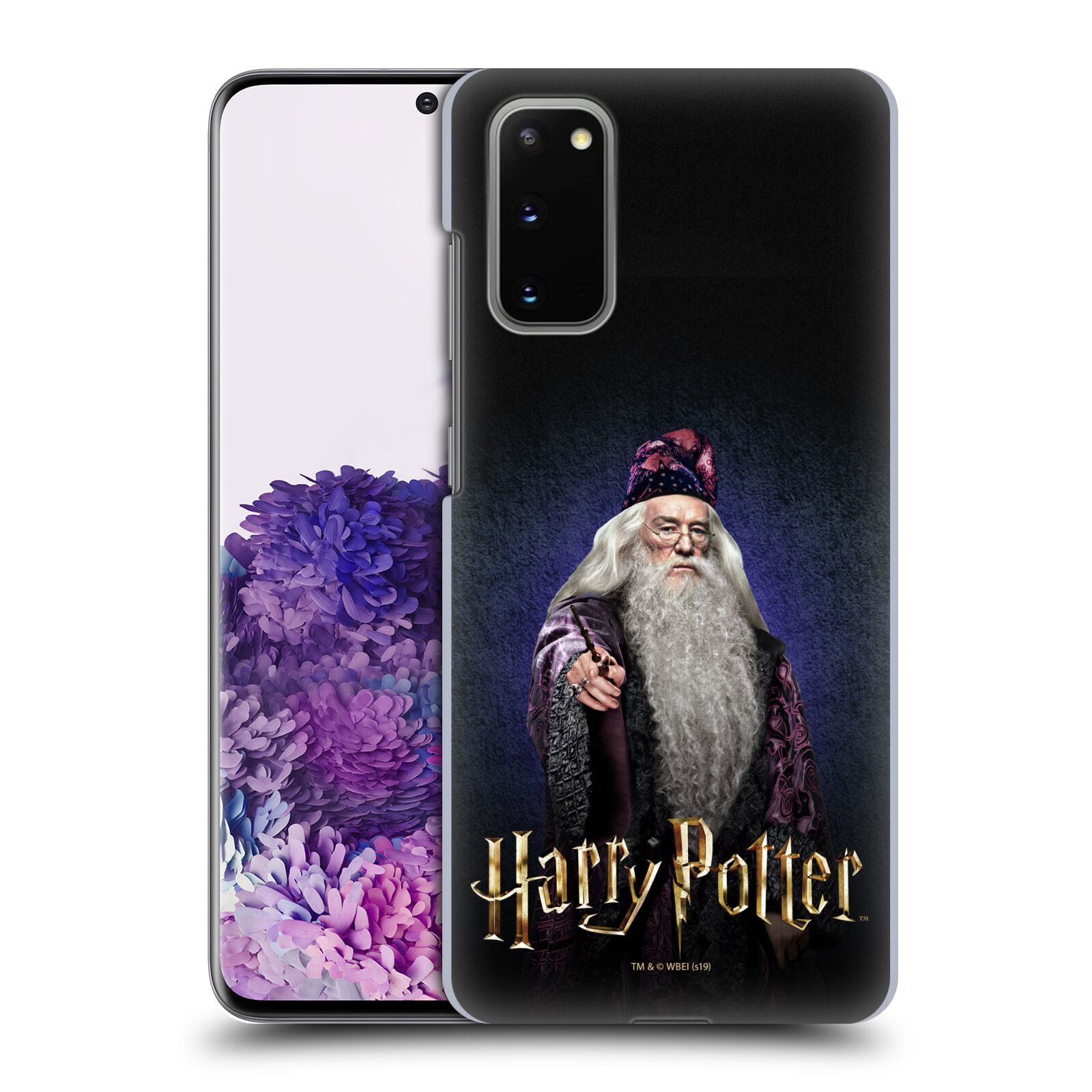 Plastové pouzdro na mobil Samsung Galaxy S20 - Harry Potter - Albus Brumbál (Plastový kryt, pouzdro, obal na mobilní telefon Samsung Galaxy S20 s licencovaným motivem Harry Potter - Albus Brumbál)