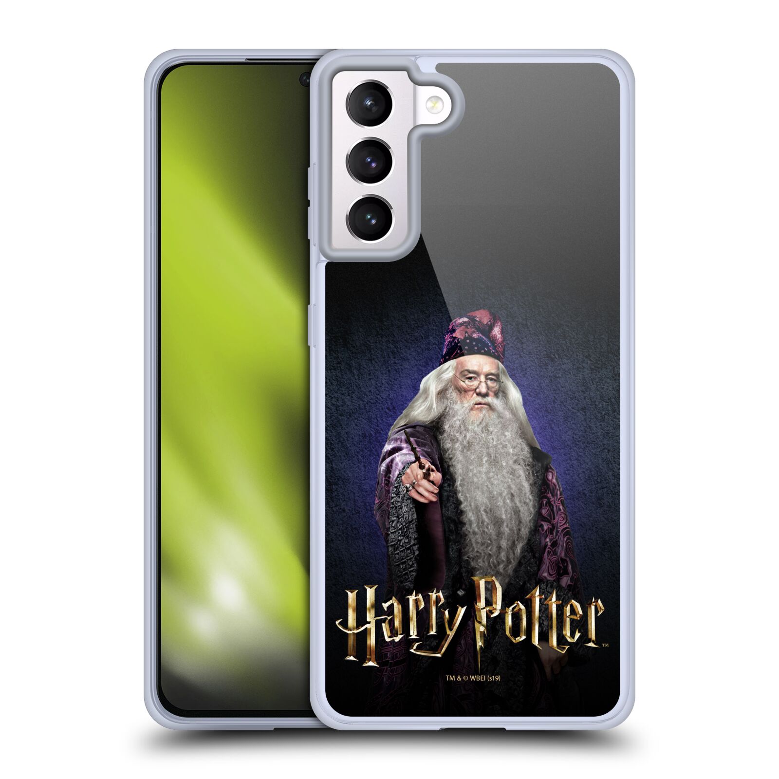 Silikonové pouzdro na mobil Samsung Galaxy S21 5G - Harry Potter - Albus Brumbál (Silikonový kryt, obal, pouzdro na mobilní telefon Samsung Galaxy S21 5G G991B s licencovaným motivem Harry Potter - Albus Brumbál)