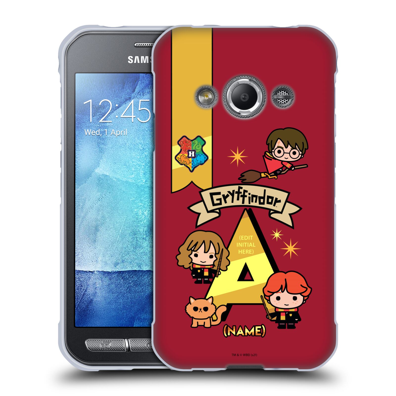 CUSTOM PERSONALIZED HARRY POTTER DEATHLY HALLOWS L GEL CASE FOR SAMSUNG PHONES 4