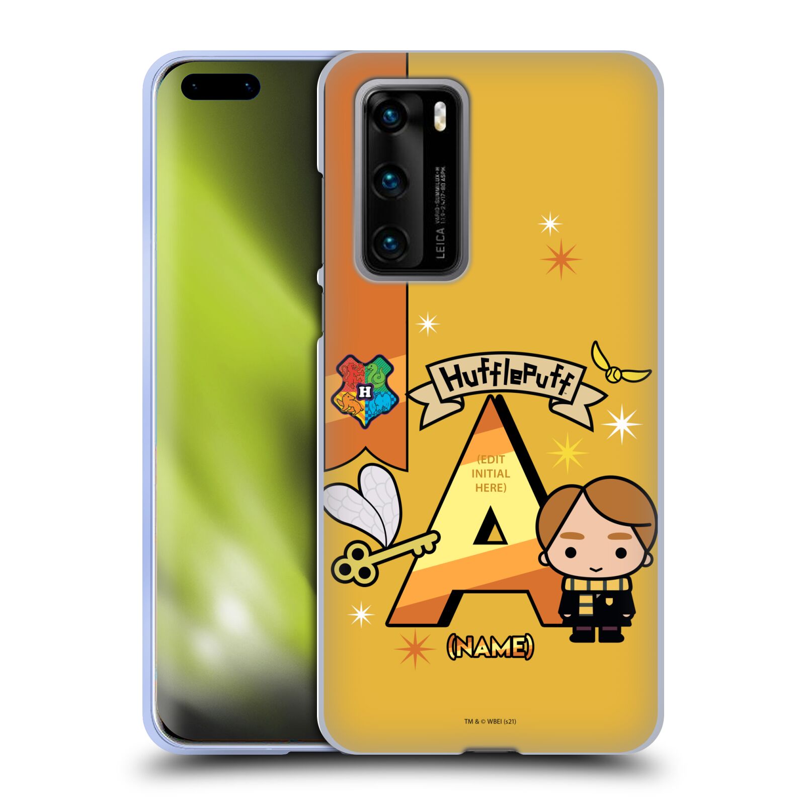 CUSTOM PERSONALIZED HARRY POTTER DEATHLY HALLOWS L GEL CASE FOR HUAWEI PHONES 4