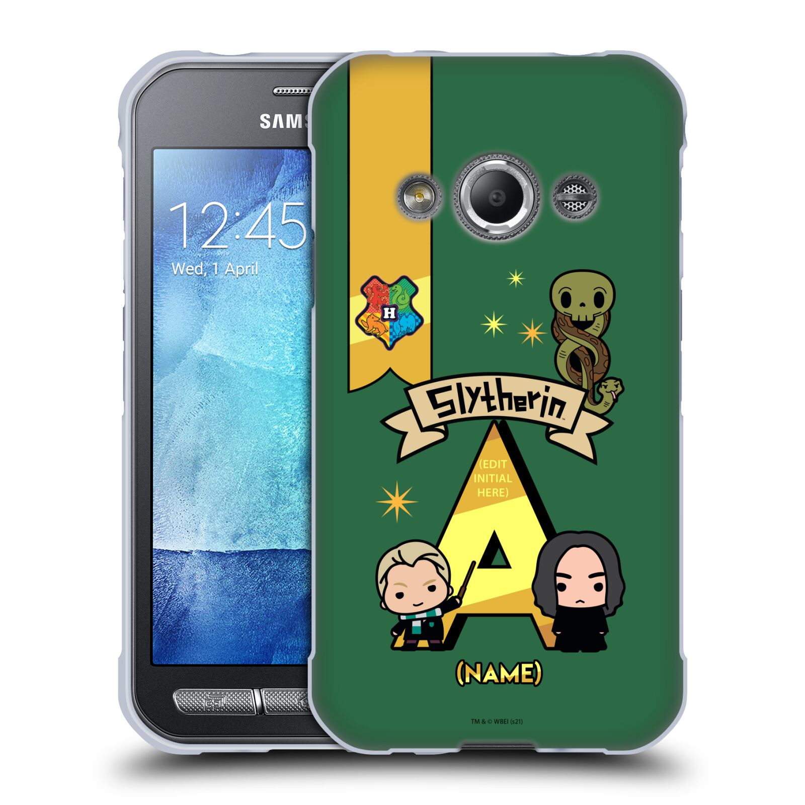 CUSTOM PERSONALIZED HARRY POTTER DEATHLY HALLOWS L GEL CASE FOR SAMSUNG PHONES 4