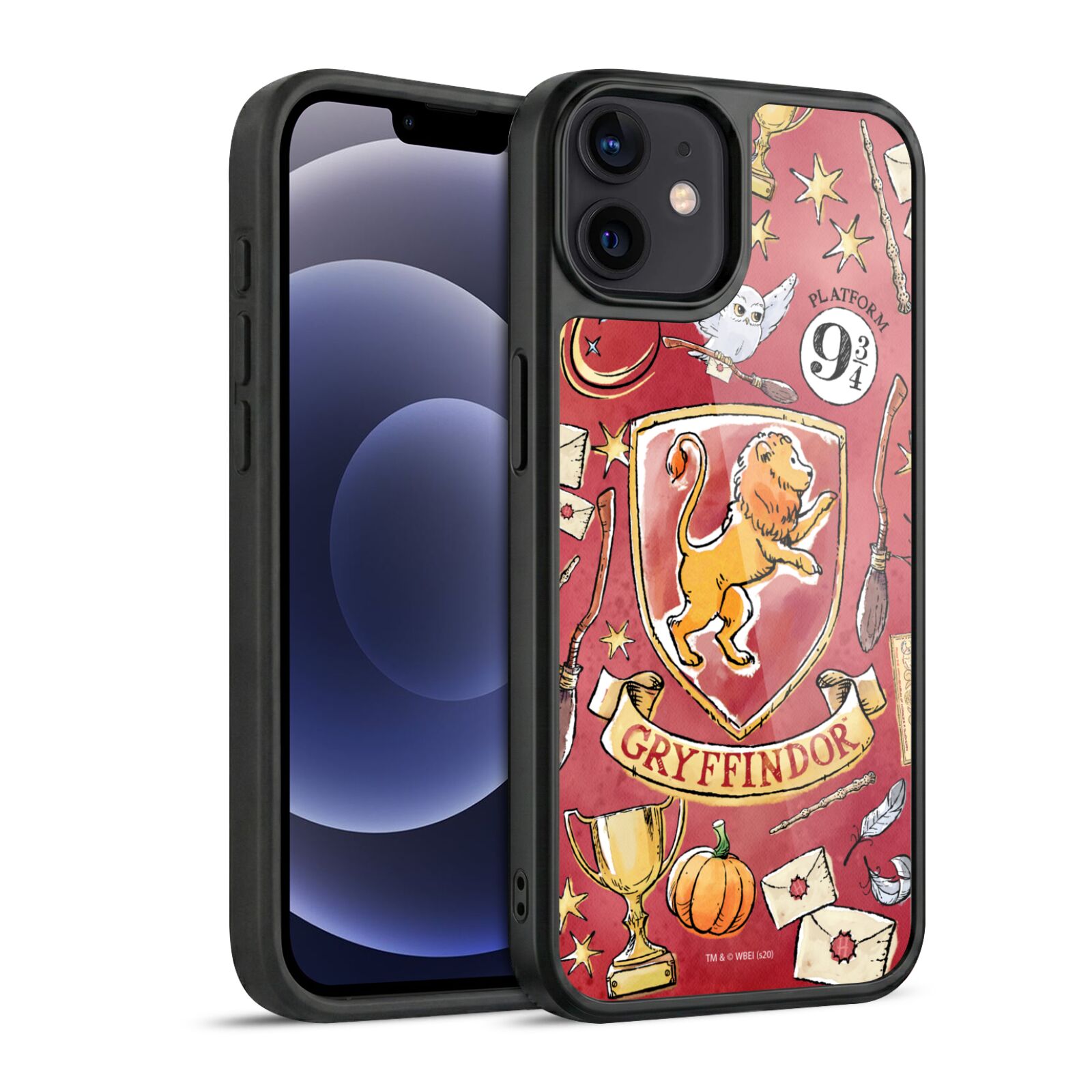 Gryffindor Pattern Hard MagSafe Case for iPhone 12 / 12 Pro