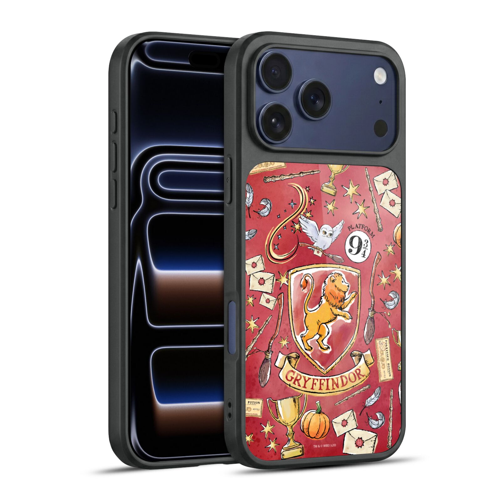 Gryffindor Pattern Hard MagSafe Case for iPhone 17 Pro Max
